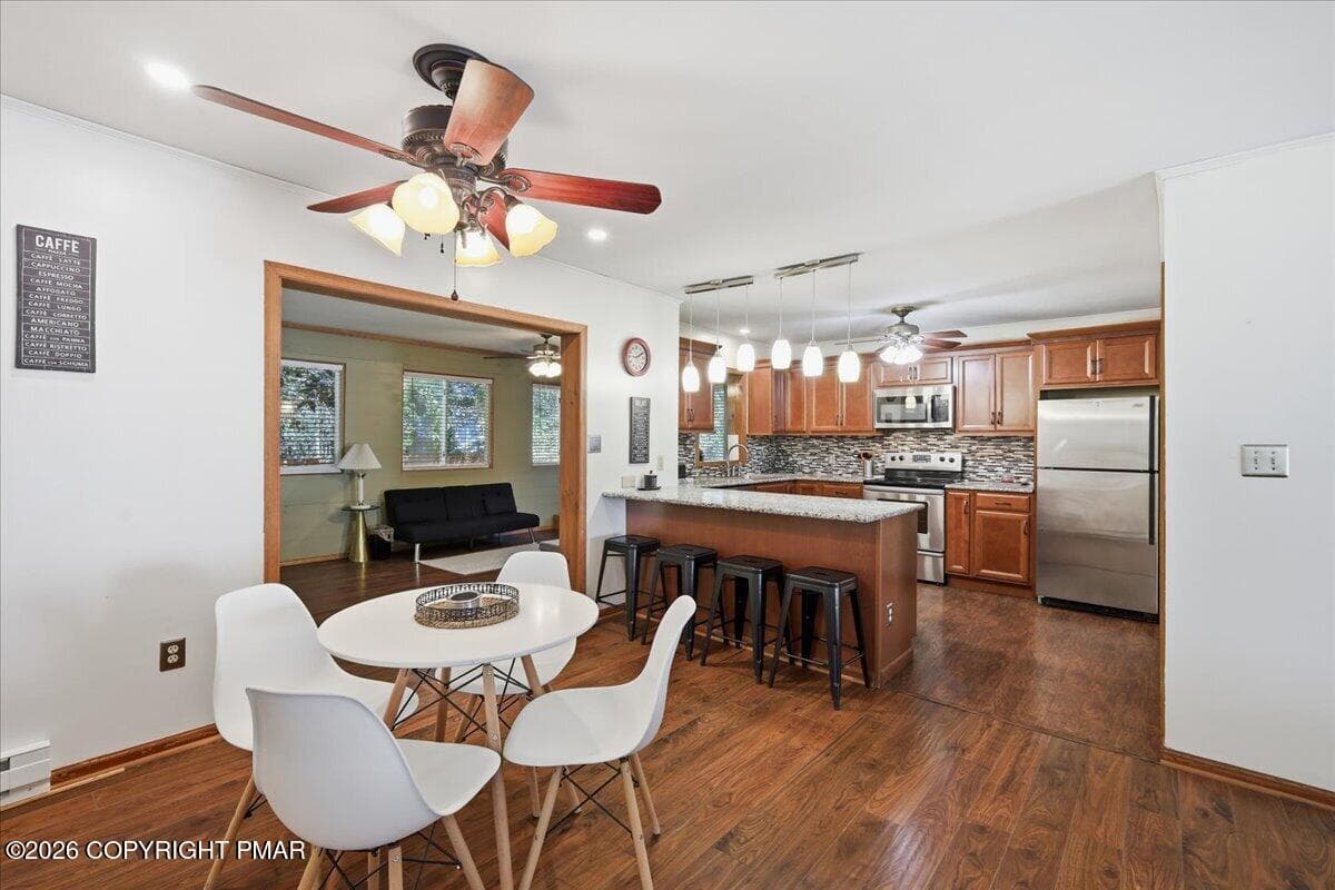 Dining Area/Kitchen - 1100 Blackberry Road, Pocono Lake, PA 18347, Pocono Lake