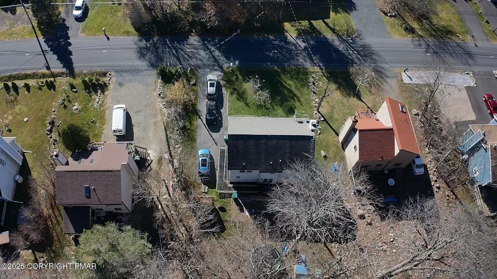 Aerial rear - 9043 Idlewild Drive, Tobyhanna, PA 18466