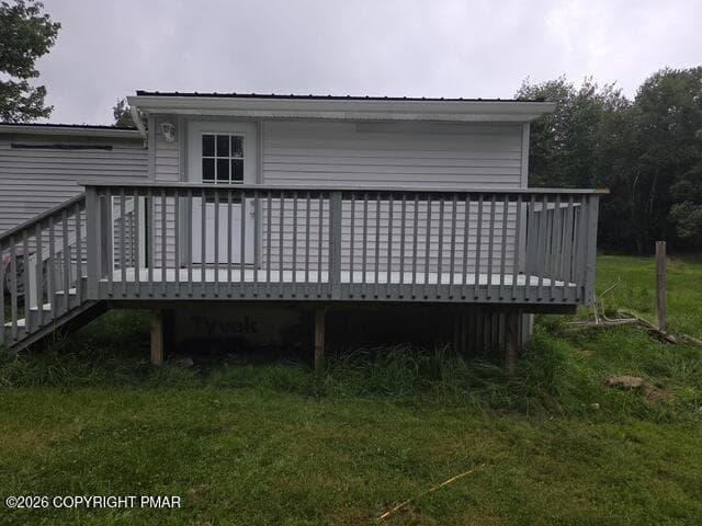 back deck - 143 Moyer Road, Blakeslee, PA 18610, Blakeslee