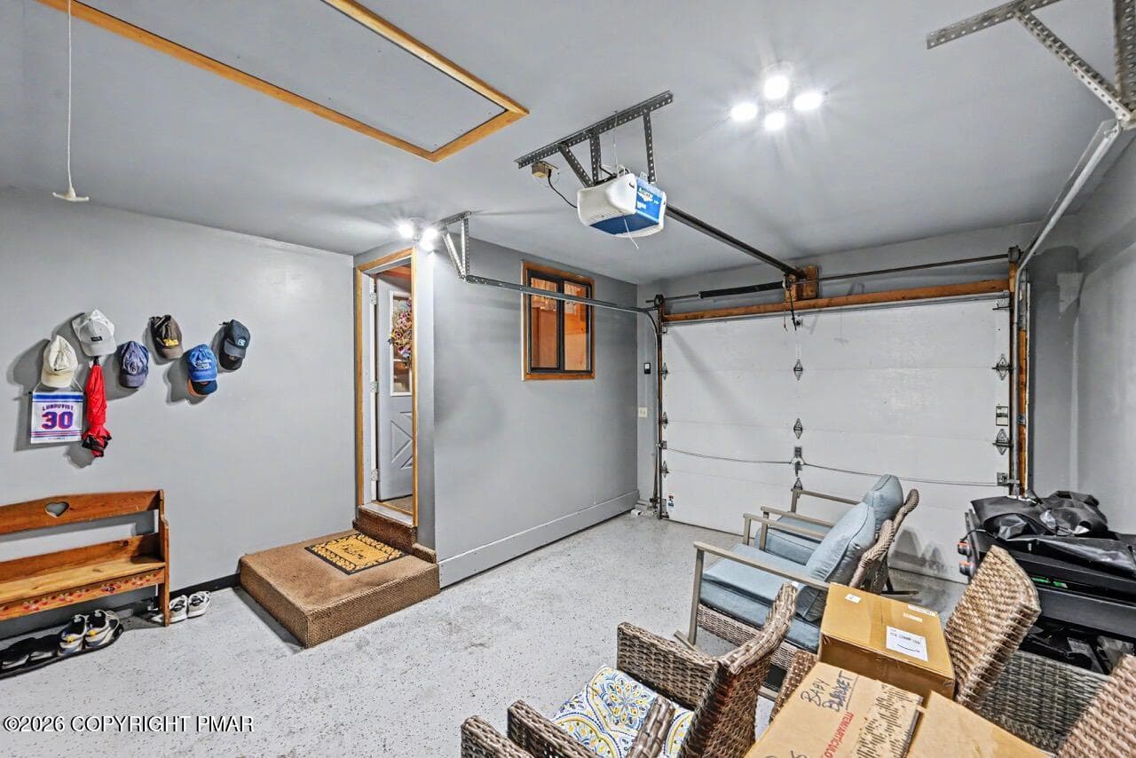 Garage with Epoxy Floor Coating - 3123 Lewis Crown Drive, Tobyhanna, PA 18466, Tobyhanna