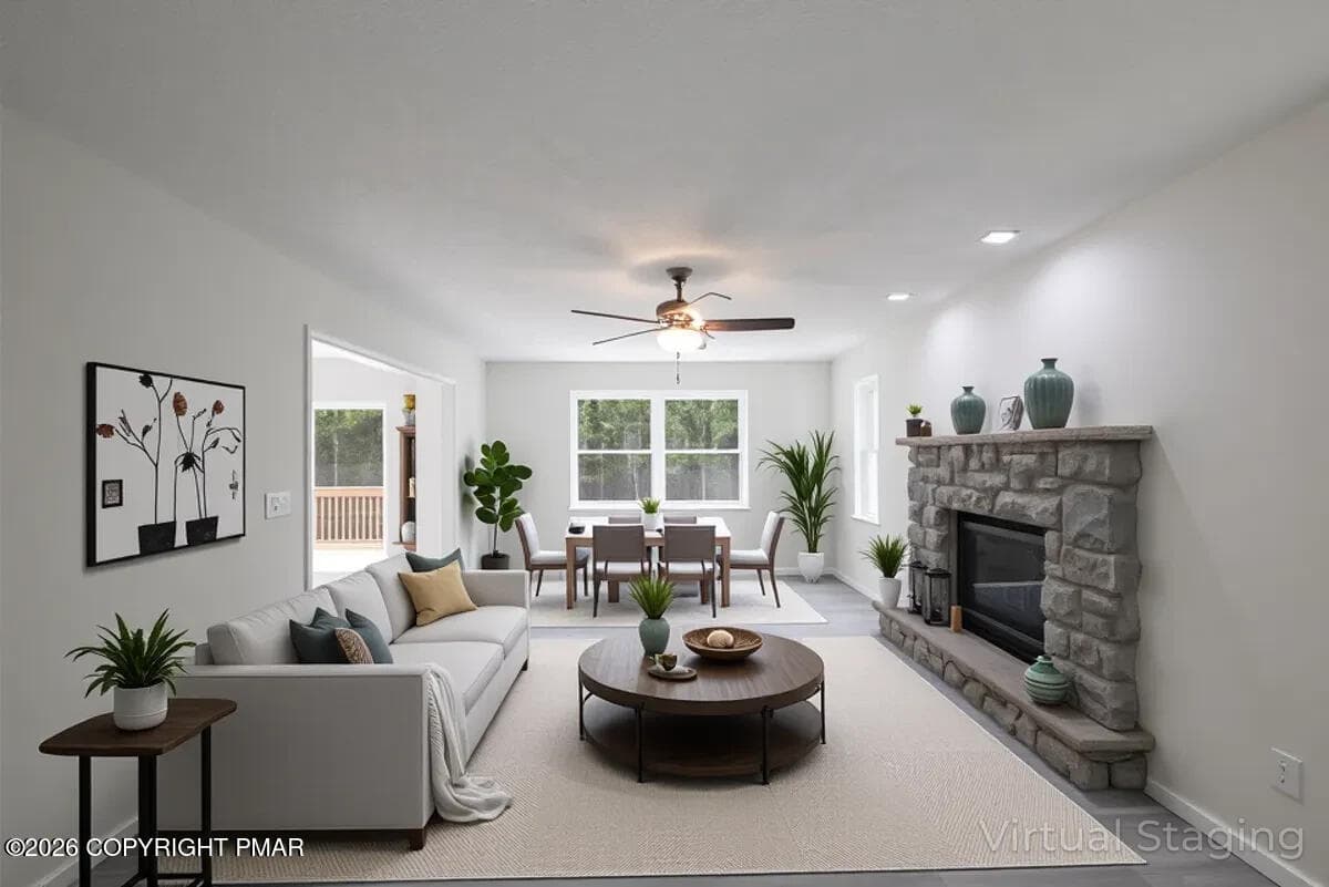 Virtual Staging - 181 Whitetail Road, Henryville, PA 18332, Henryville