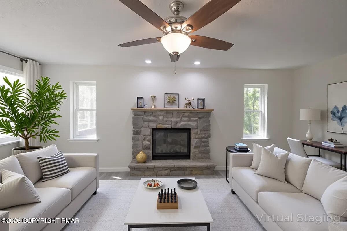 Virtual Staging - 181 Whitetail Road, Henryville, PA 18332, Henryville