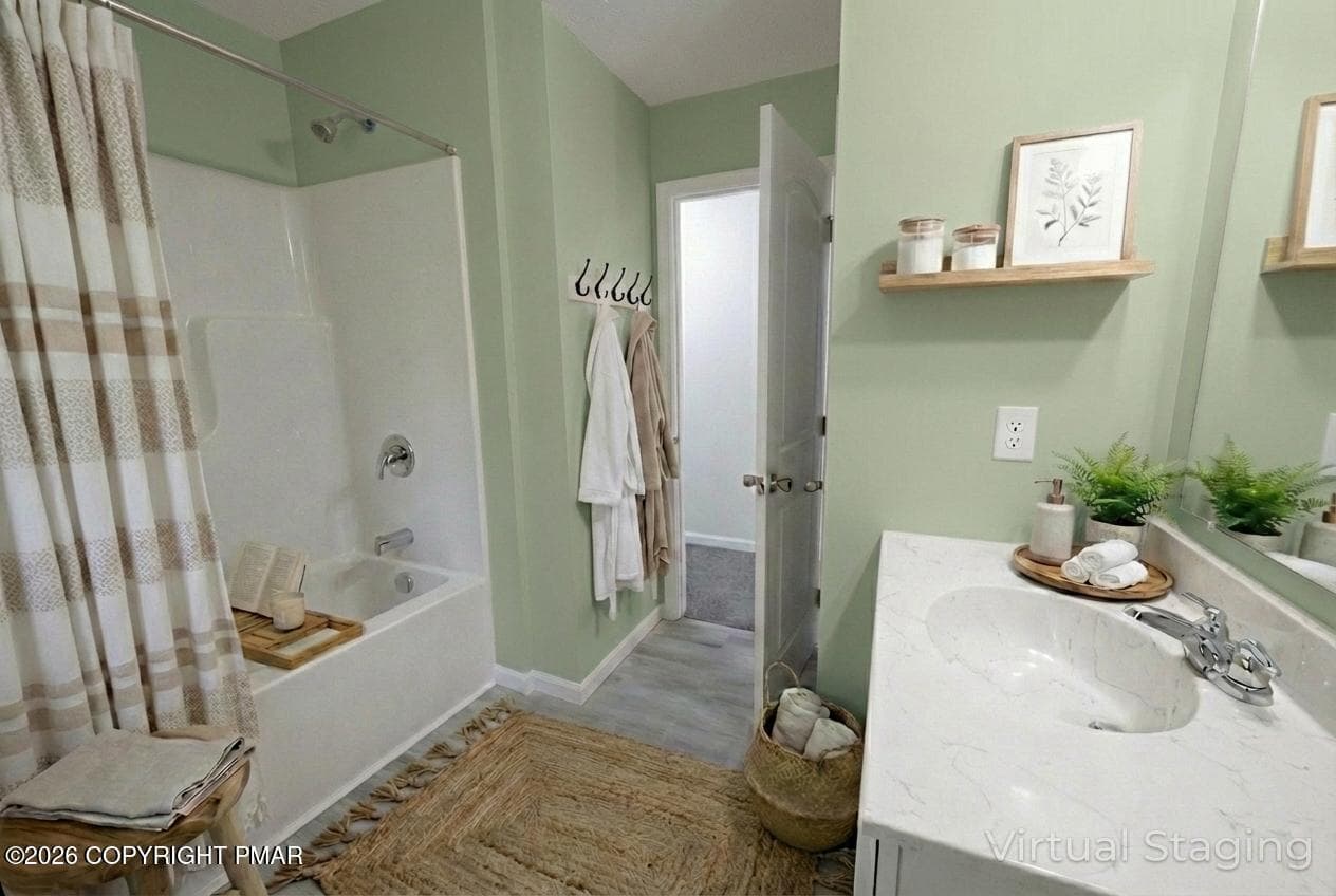 Virtual Staging - 181 Whitetail Road, Henryville, PA 18332, Henryville
