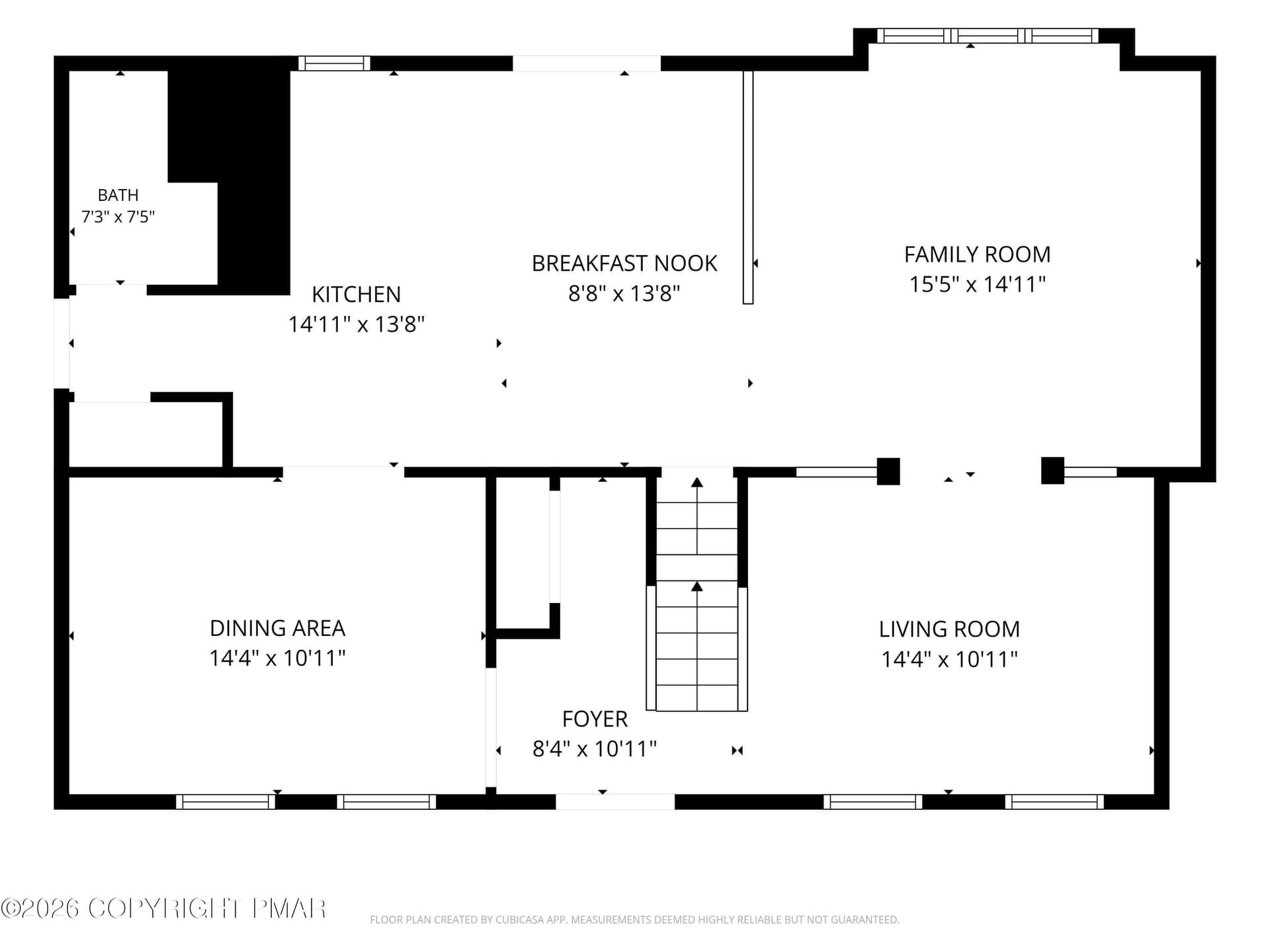 Floor Plan 1st Floor - 105 Kent Road, Stroudsburg, PA 18360