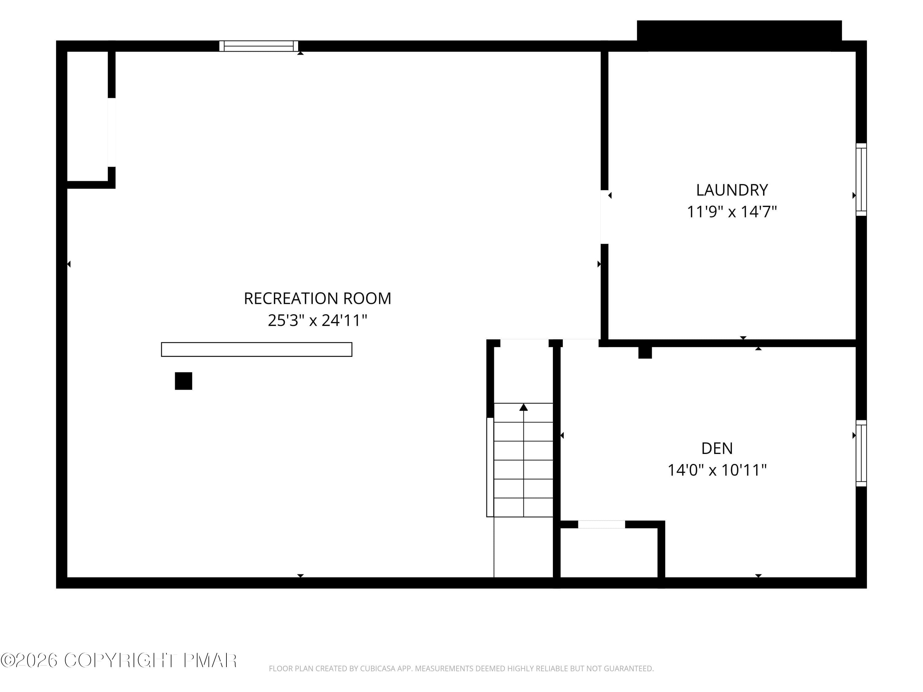 Floor Plan Basement - 105 Kent Road, Stroudsburg, PA 18360, Stroudsburg