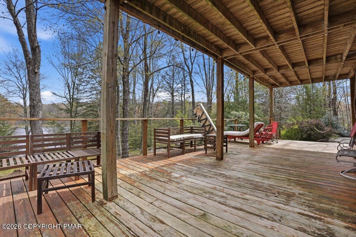 Lower deck - 106 Butternut Lane, Canadensis, PA 18325, Canadensis