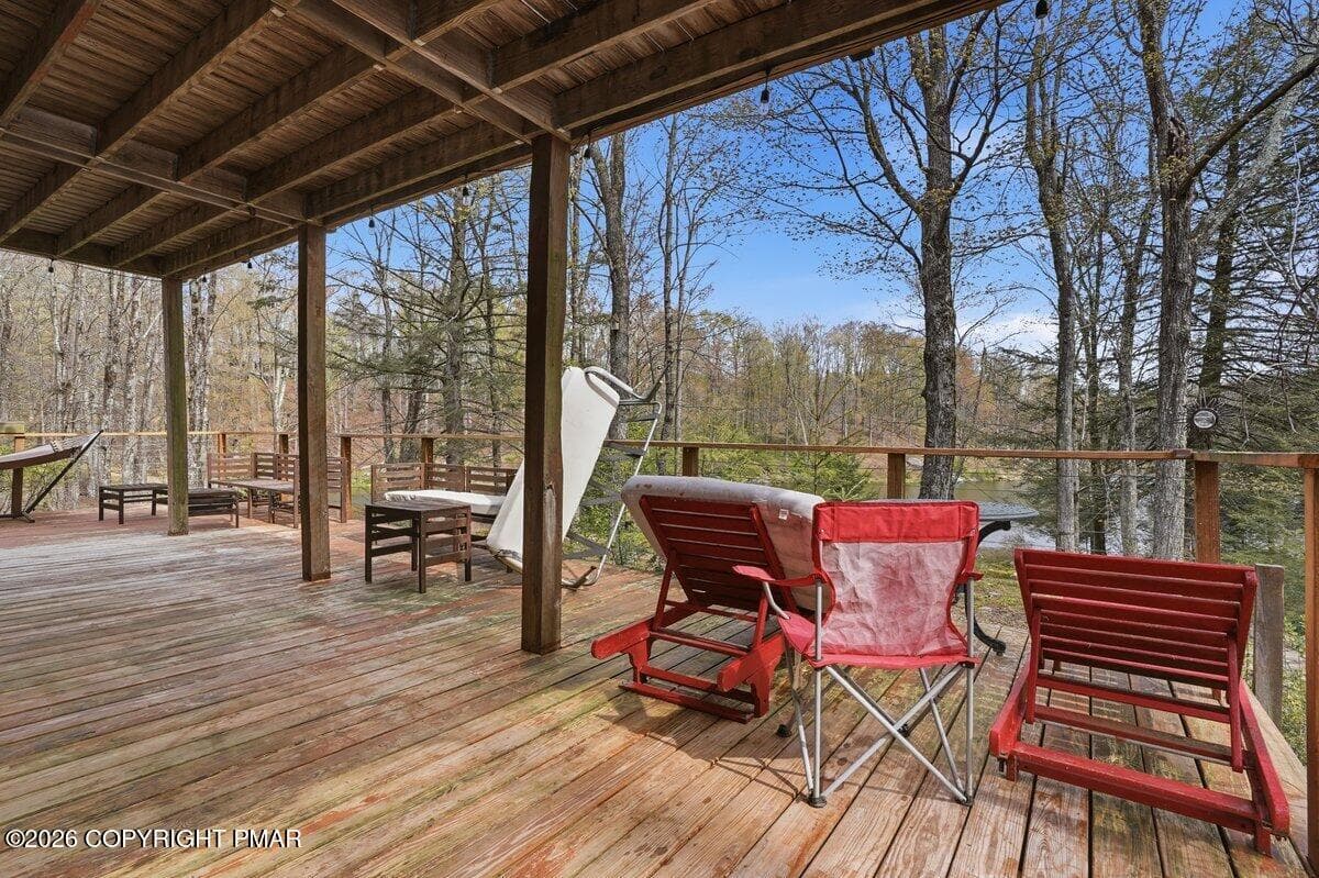 Lower deck - 106 Butternut Lane, Canadensis, PA 18325, Canadensis