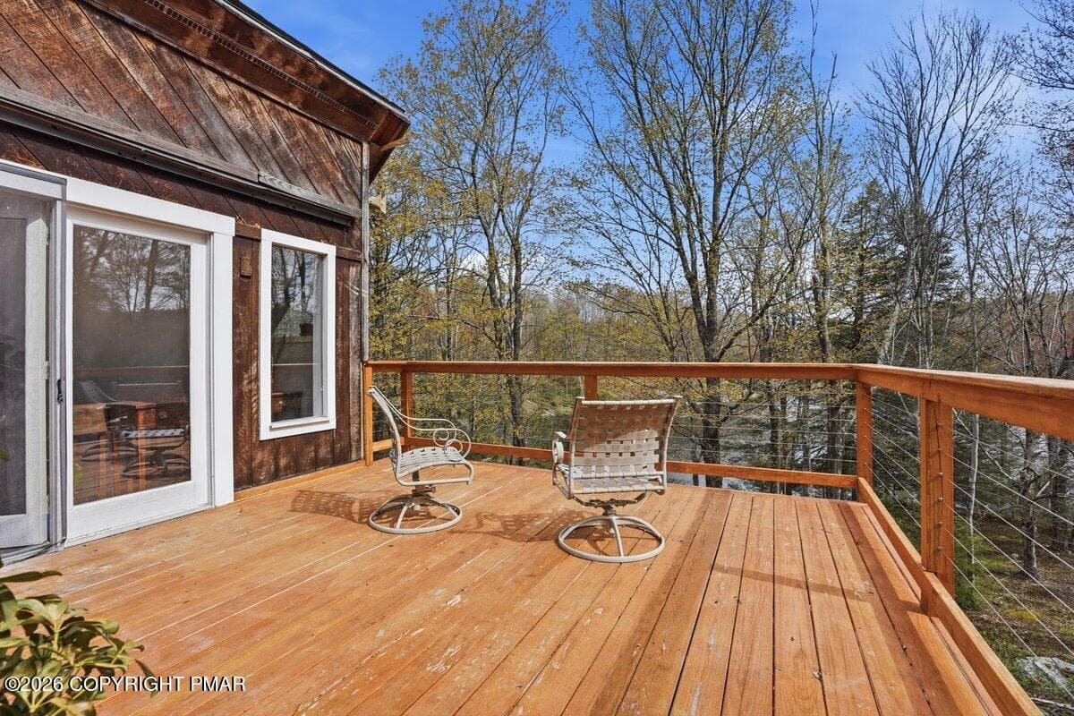 upper deck - 106 Butternut Lane, Canadensis, PA 18325, Canadensis