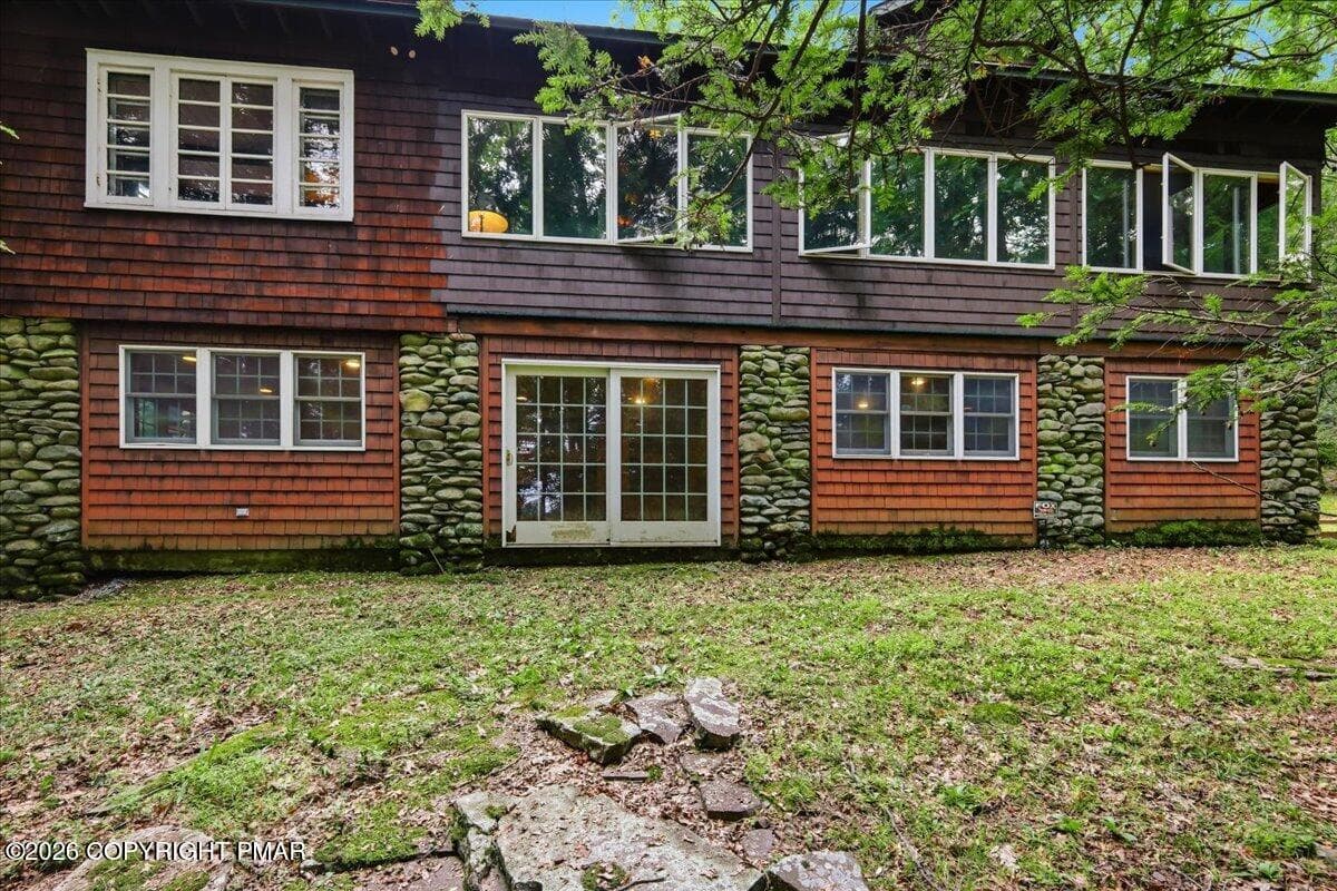 Back view - 214 Goldenrod Lane, Buck Hill Falls, PA 18323, Buck Hill Falls