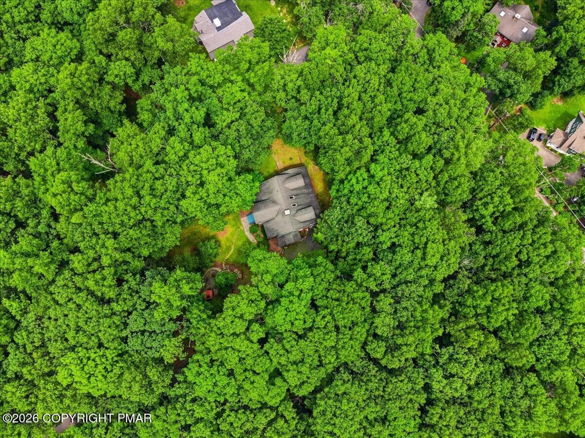Aerial view - 214 Goldenrod Lane, Buck Hill Falls, PA 18323, Buck Hill Falls