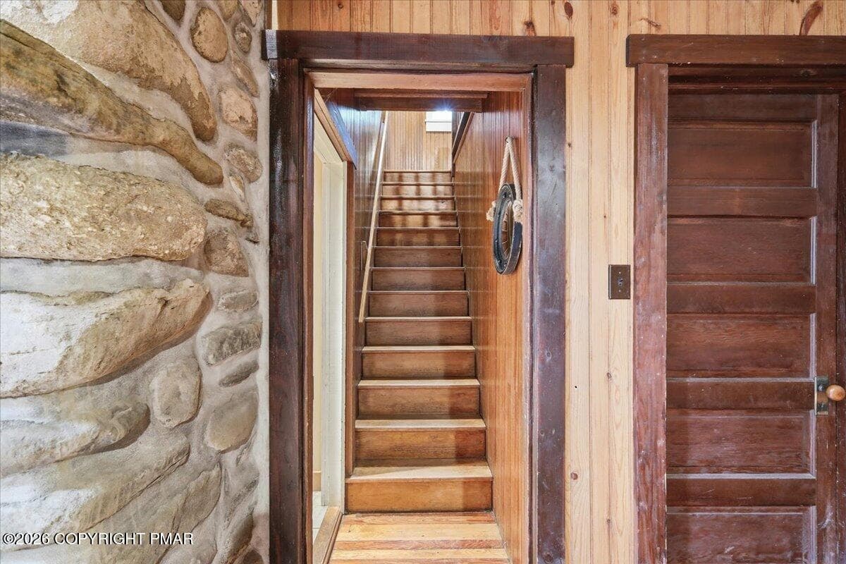 Stairs to 2nd floor - 214 Goldenrod Lane, Buck Hill Falls, PA 18323, Buck Hill Falls
