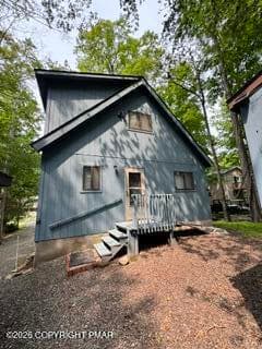 back of house - 1030 Harmony Drive, Lake Ariel, PA 18436, Lake Ariel
