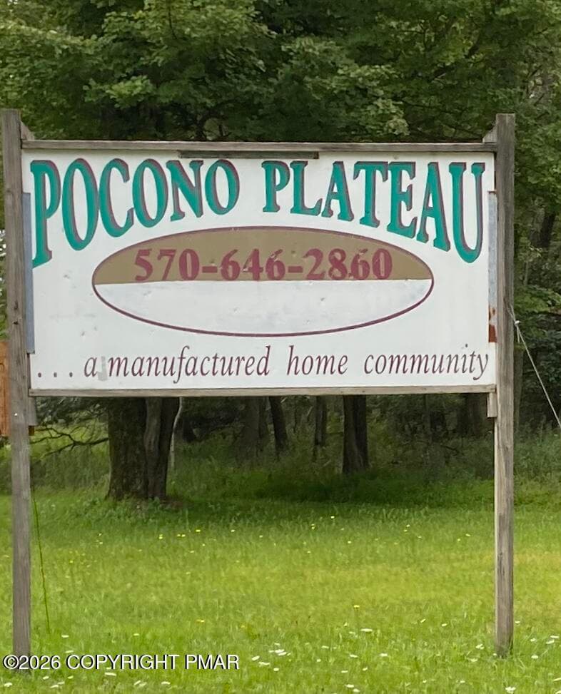 Park Sign - 143 Moyer Road, Blakeslee, PA 18610, Blakeslee