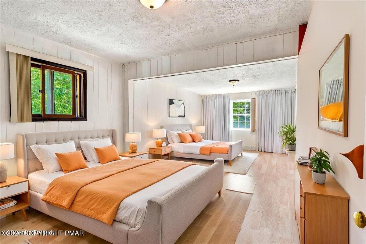 Bedroom 1 Staged - 6520 Runnymeade Lane, Tobyhanna, PA 18466