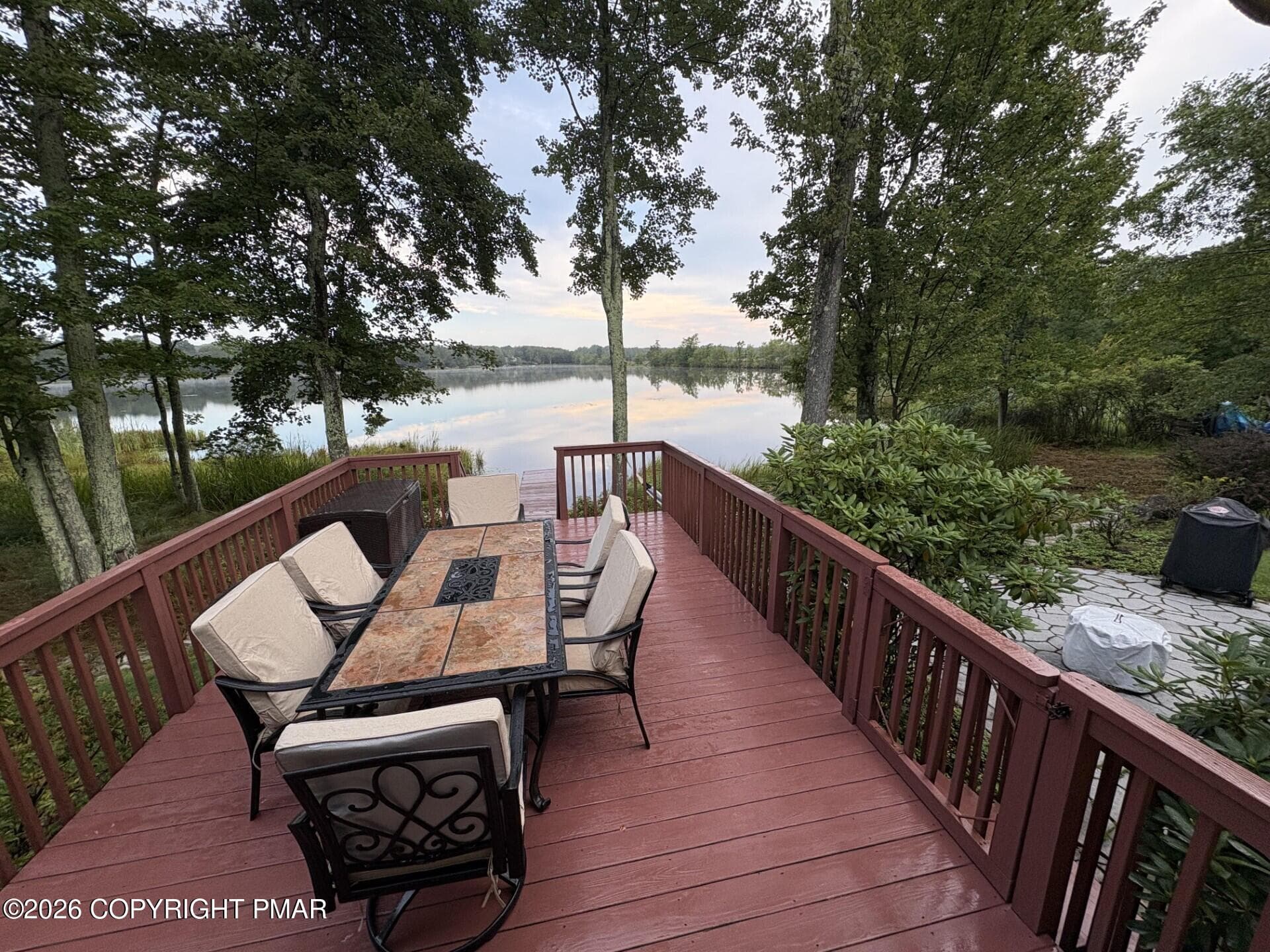 deck-lake view - 1255 Hawthorne Terrace, Pocono Summit, PA 18346, Pocono Summit