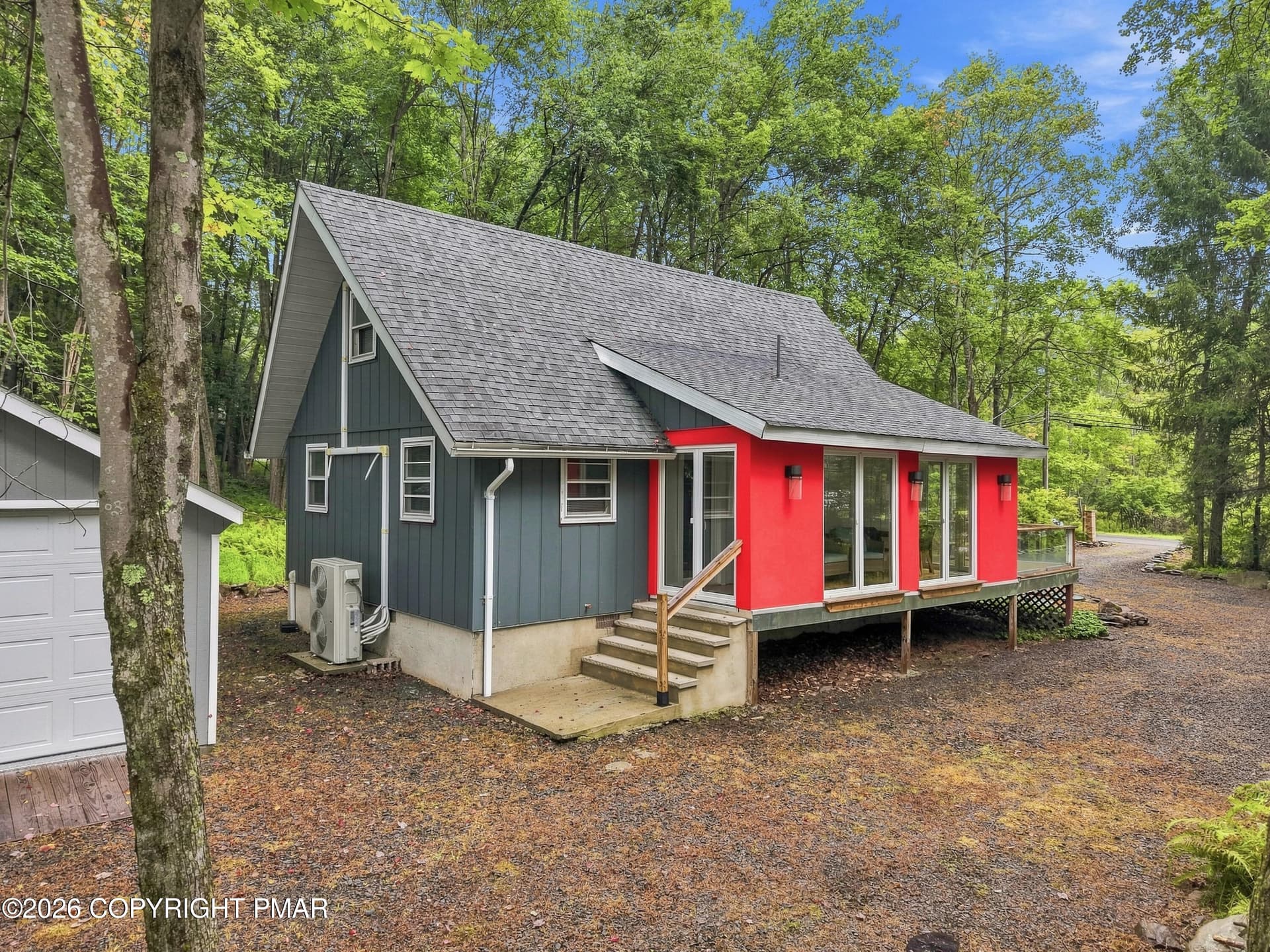 side of the house - 218 Onawa Trail, Pocono Lake, PA 18347