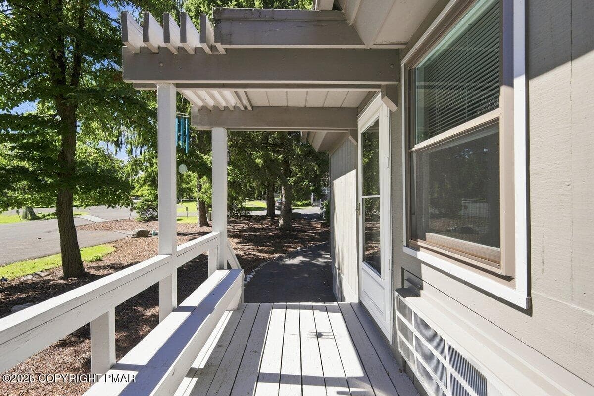 Deck Area - 129 Condor Dr. Drive 17, Tamiment, PA 18371