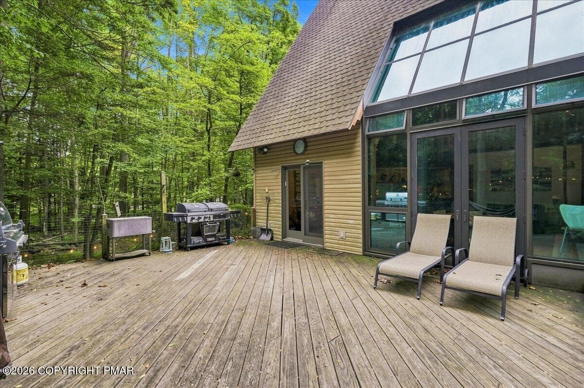 Back Deck - 131 Ski Haven Drive, Cresco, PA 18326, Cresco