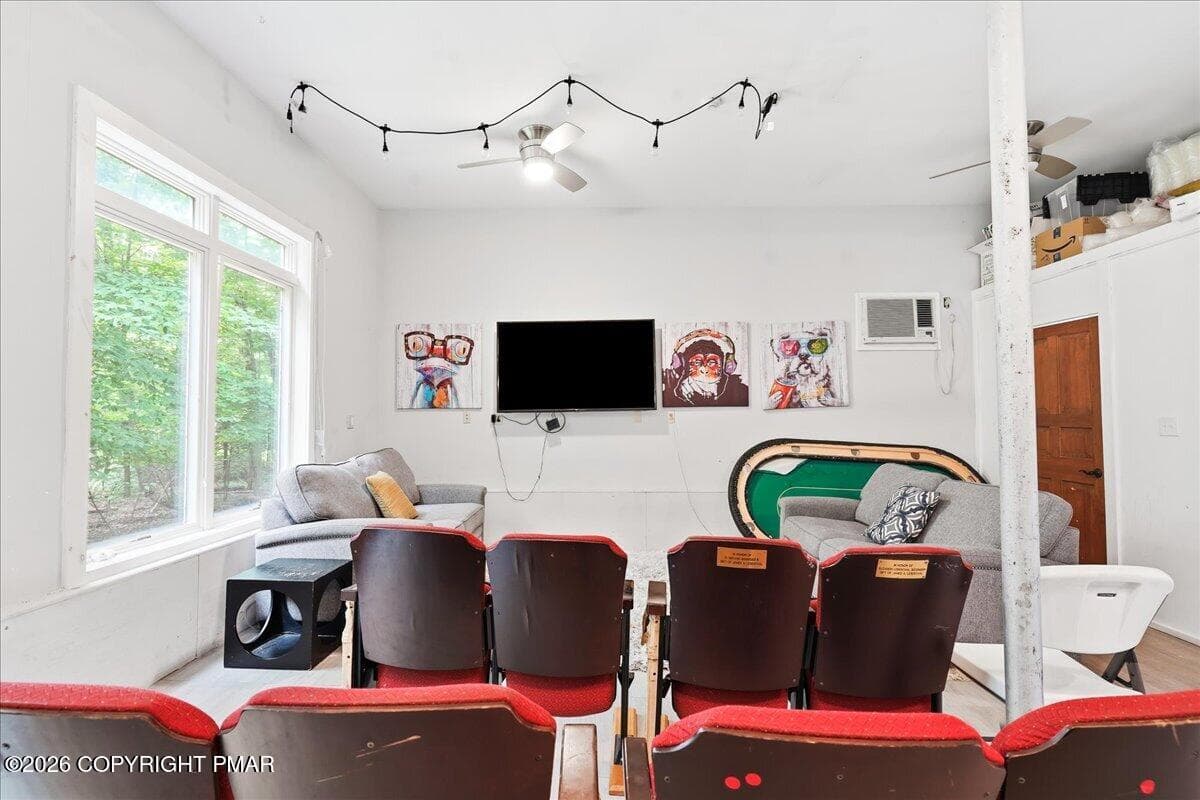 Garage Theater Room - 131 Ski Haven Drive, Cresco, PA 18326, Cresco