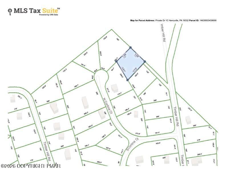CRS Data - Property Map for Private Dr 1 - Private Dr 1C, Henryville, PA 18332, Henryville