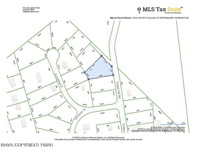 CRS Data - Property Map for Timber Hill - Timber Hill Rd 3C, Henryville, PA 18332, Henryville