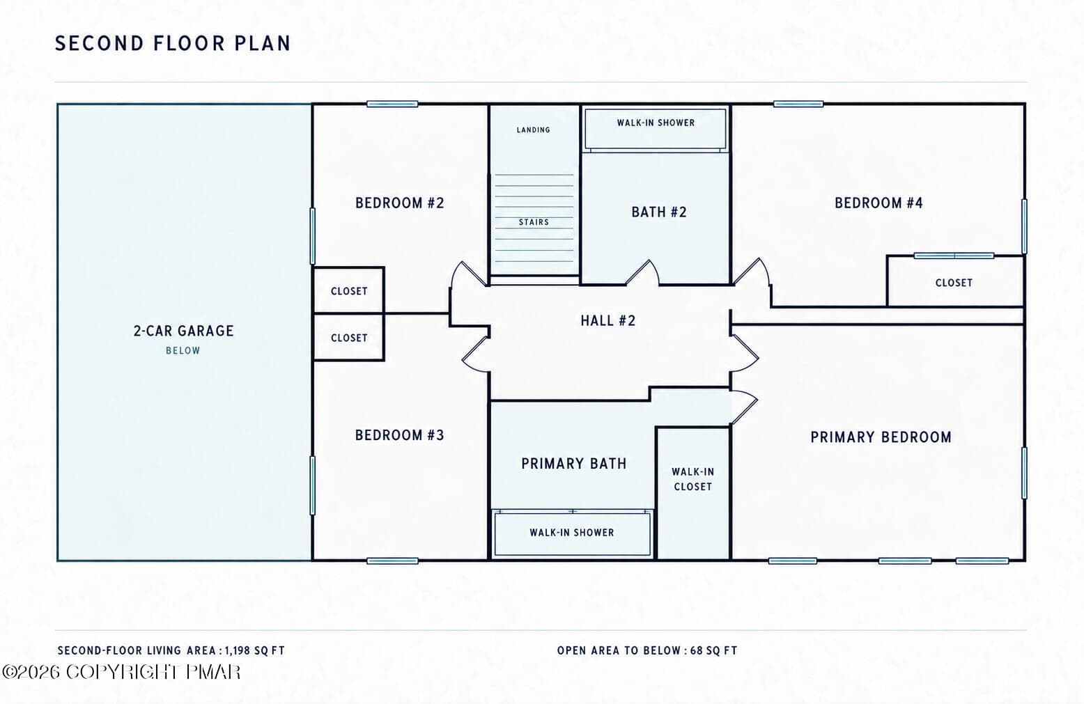 Second floor plans - 232 HTY Road, Kunkletown, PA 18058