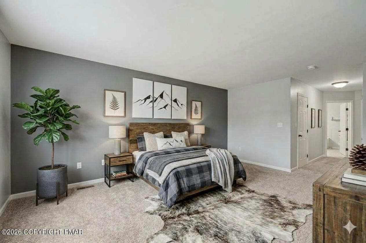 Walk-in and double closets - 1214 Clymer Lane, Pocono Pines, PA 18350