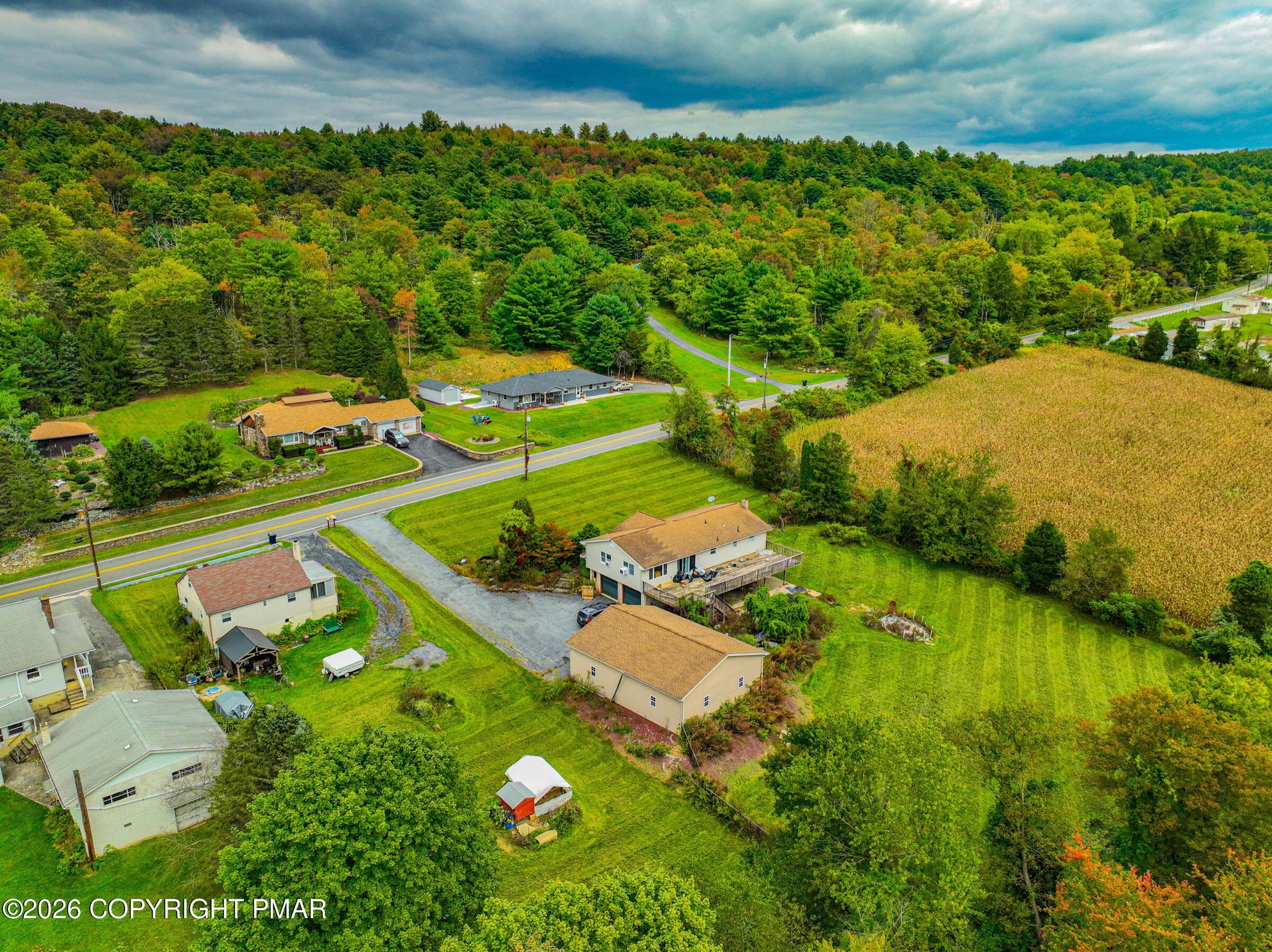 Aerial View of Home - 1965 Lower Smith Gap Road, Kunkletown, PA 18058, Kunkletown