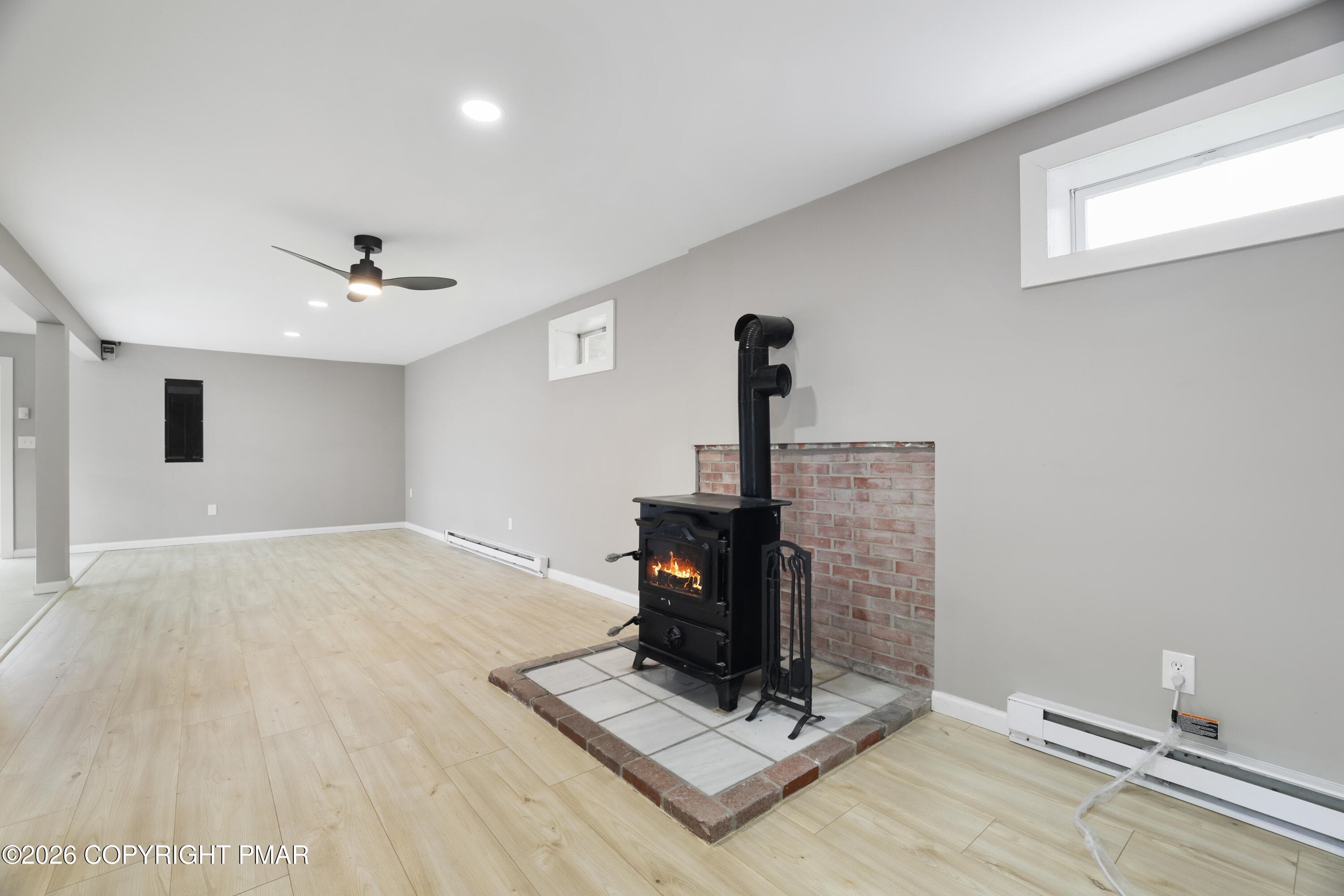 Wood stove- lower lvl - 1541 Ann Lane, Effort, PA 18330, Effort