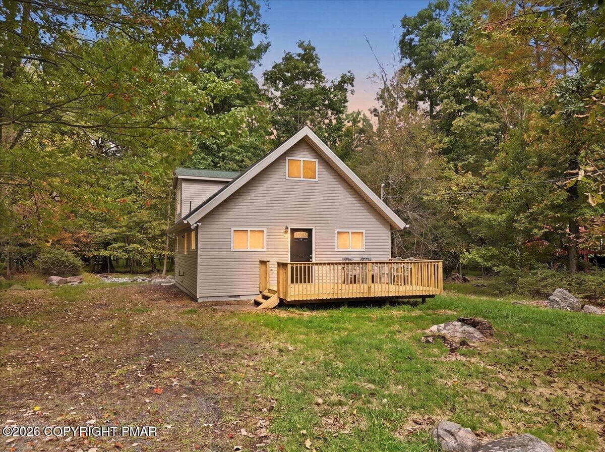 Front Exterior twilight - 1126 Woodland Drive, East Stroudsburg, PA 18301, East Stroudsburg