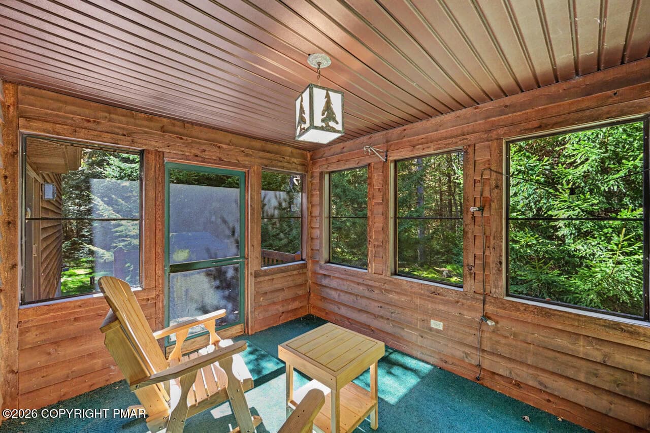 Secluded View from Screened Porch - 2354 Forest Drive W, Pocono Lake, PA 18347