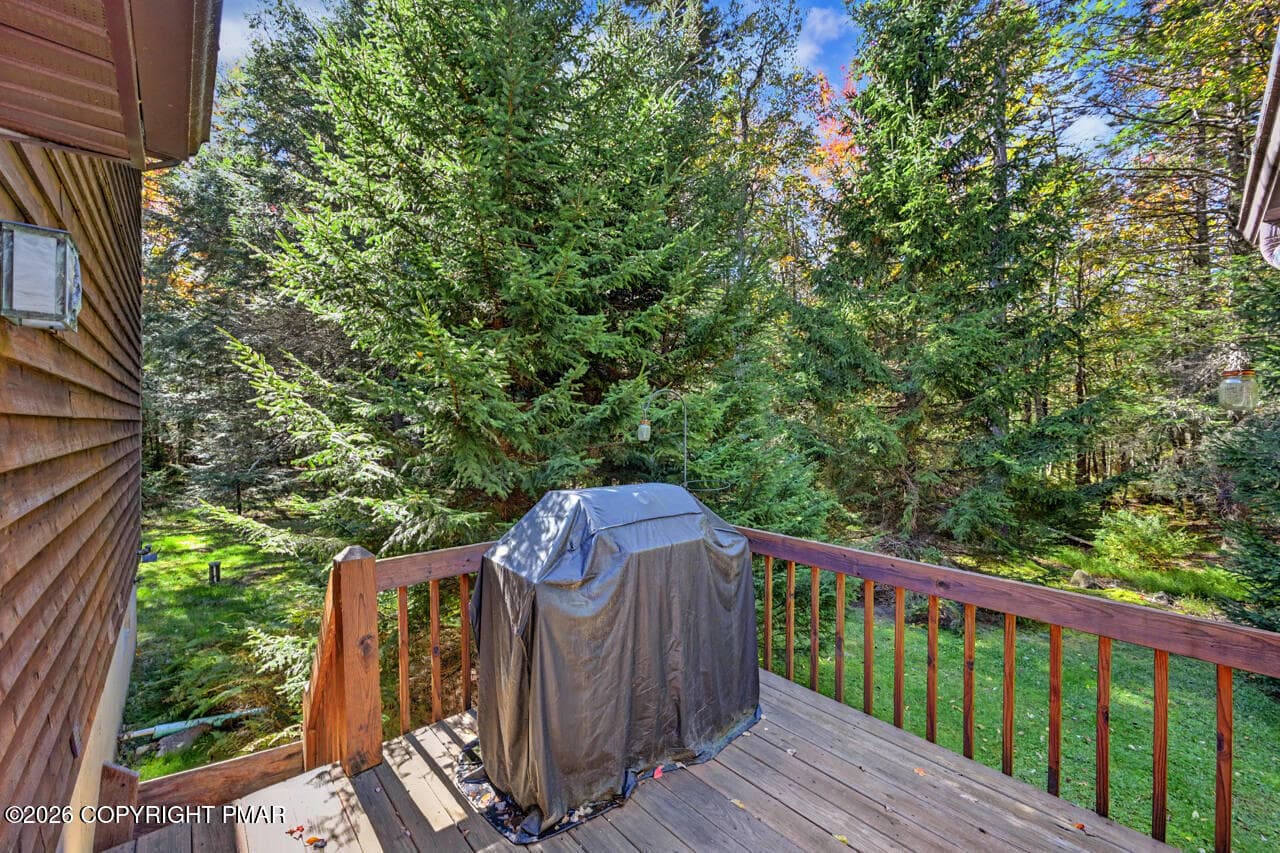 Deck Area off of Screened Porch - 2354 Forest Drive W, Pocono Lake, PA 18347