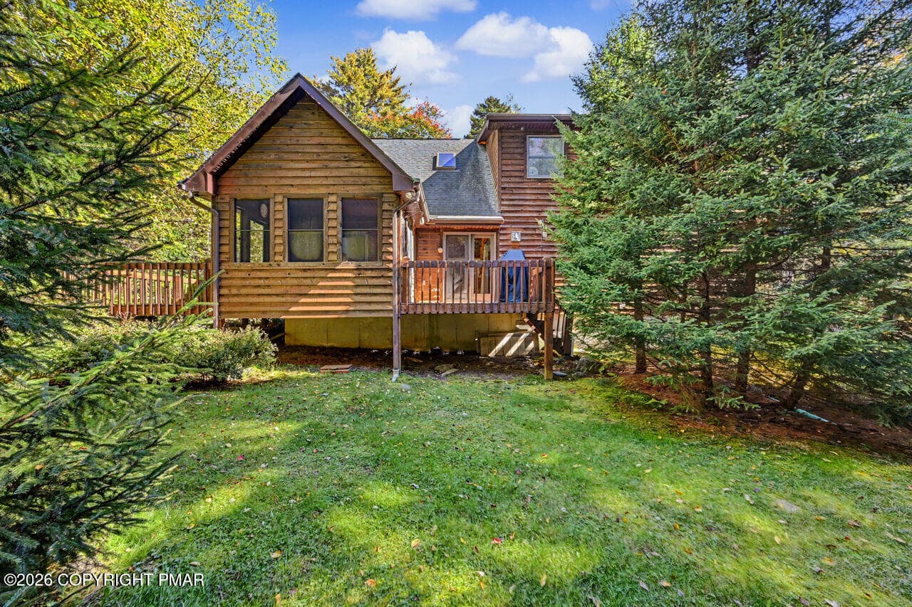 Rear View - 2354 Forest Drive W, Pocono Lake, PA 18347, Pocono Lake