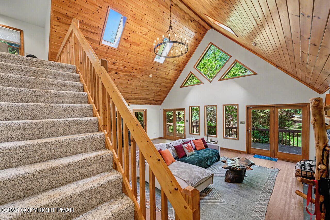 Stairs Leading to Upper Level - 2354 Forest Drive W, Pocono Lake, PA 18347, Pocono Lake