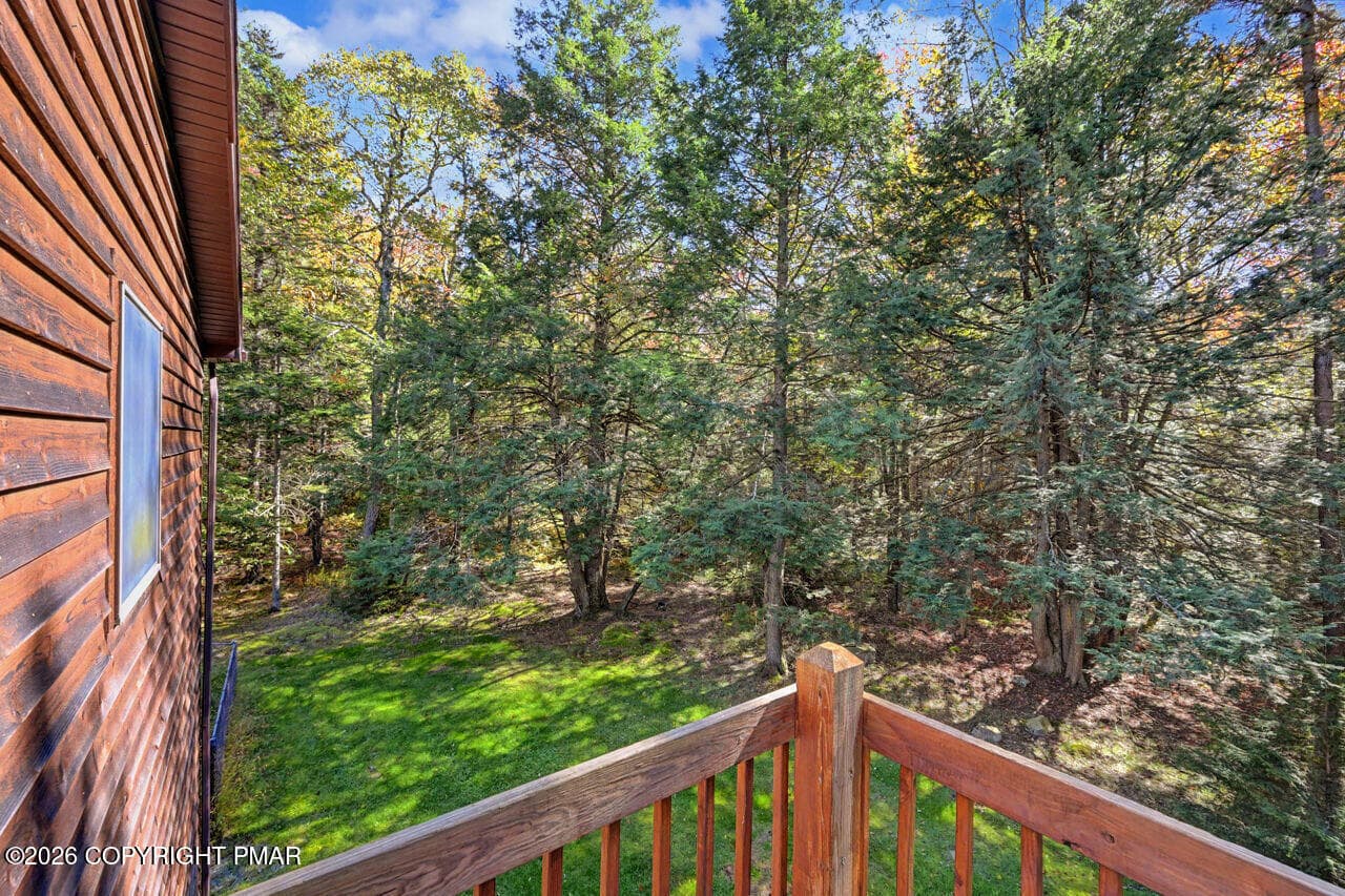 Balcony off the Primary Suite - 2354 Forest Drive W, Pocono Lake, PA 18347, Pocono Lake