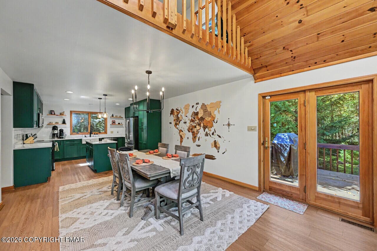 View Towards Dining and Kitchen Area - 2354 Forest Drive W, Pocono Lake, PA 18347, Pocono Lake
