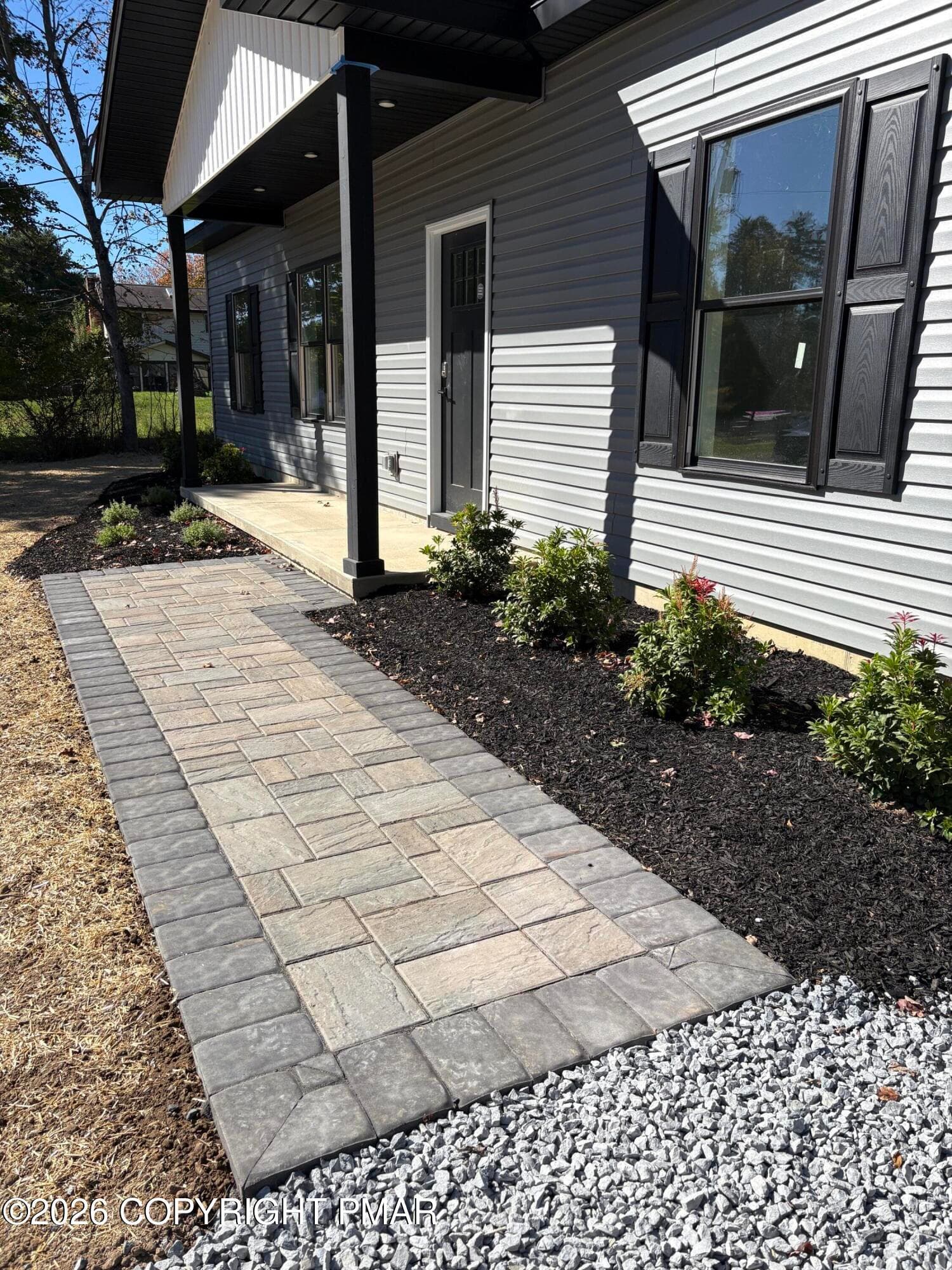 Front Entrance W Paver Sidewalk - Lot 25B Walnut Rd Road, Kunkletown, PA 18058, Kunkletown