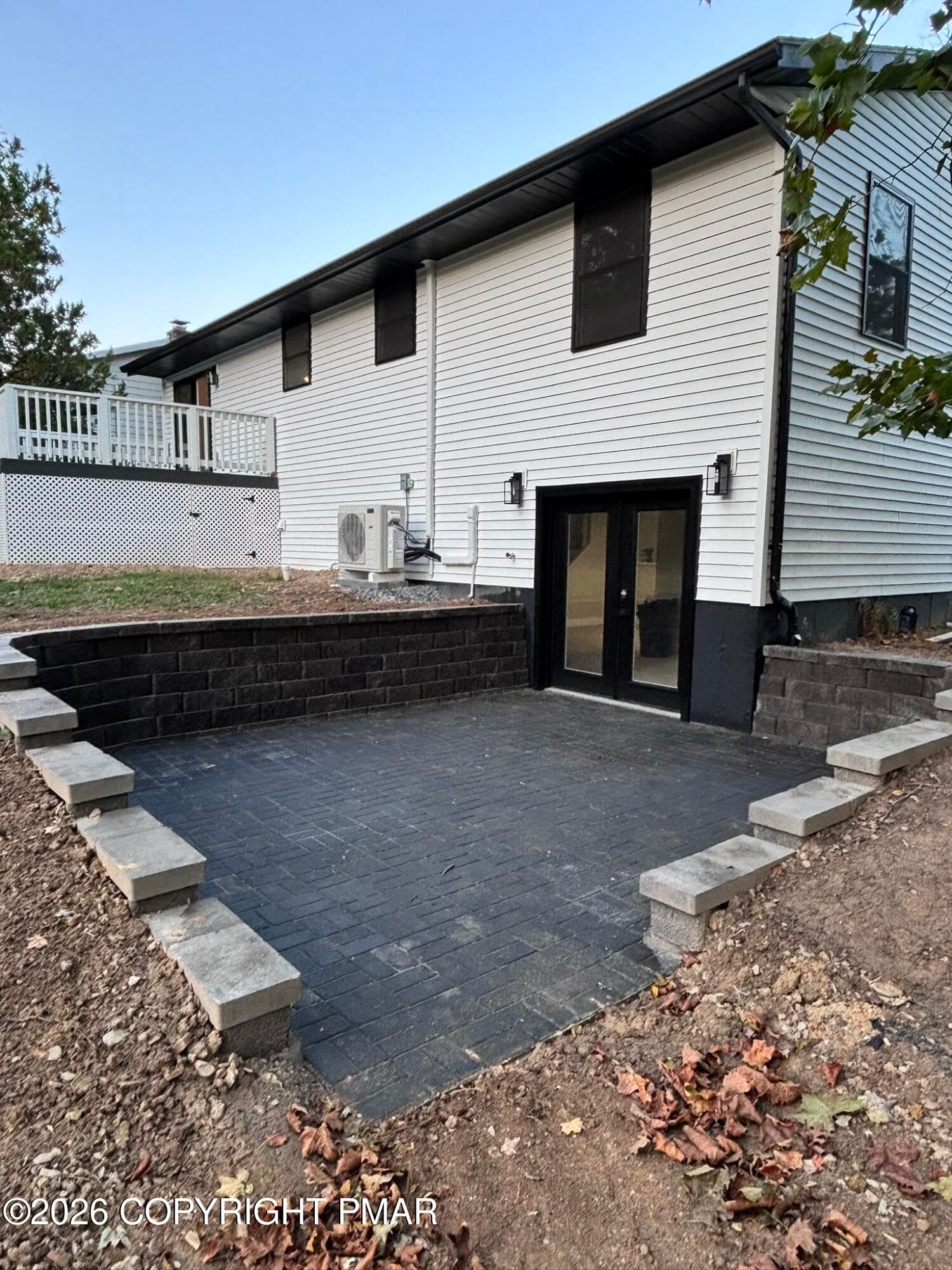 Rear Brick Patio - 3097 Pleasant View Drive, Kunkletown, PA 18058