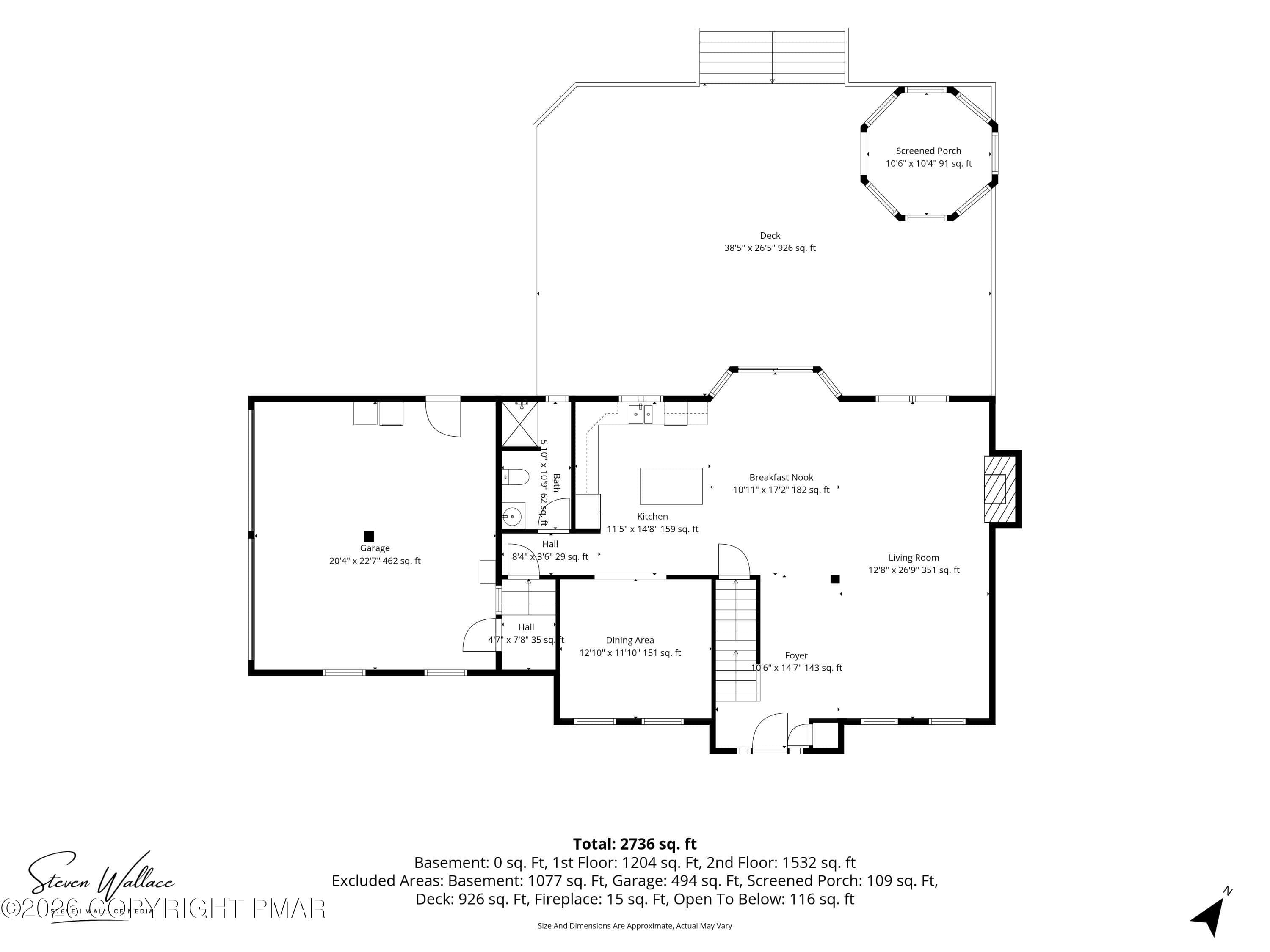 1st_floor - 205 Courtney Drive, East Stroudsburg, PA 18302, East Stroudsburg