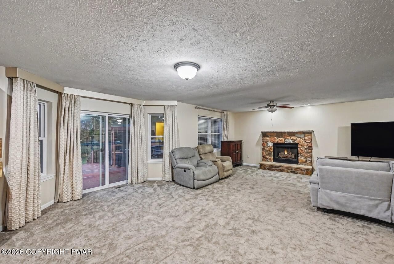 Family Room w Sliding Door - 205 Courtney Drive, East Stroudsburg, PA 18302, East Stroudsburg