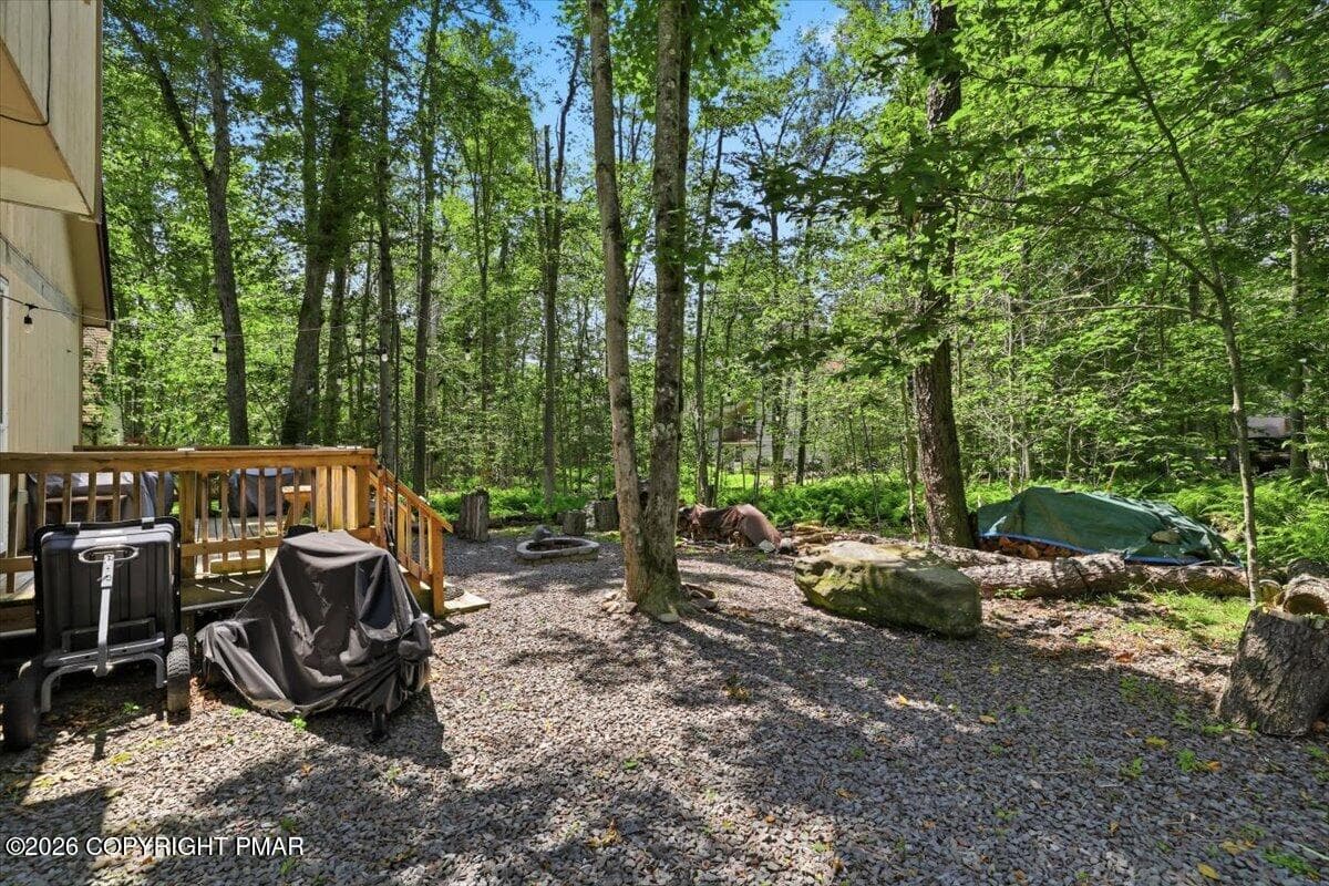 Back Yard - 456 Maxatawny Drive, Pocono Lake, PA 18347, Pocono Lake