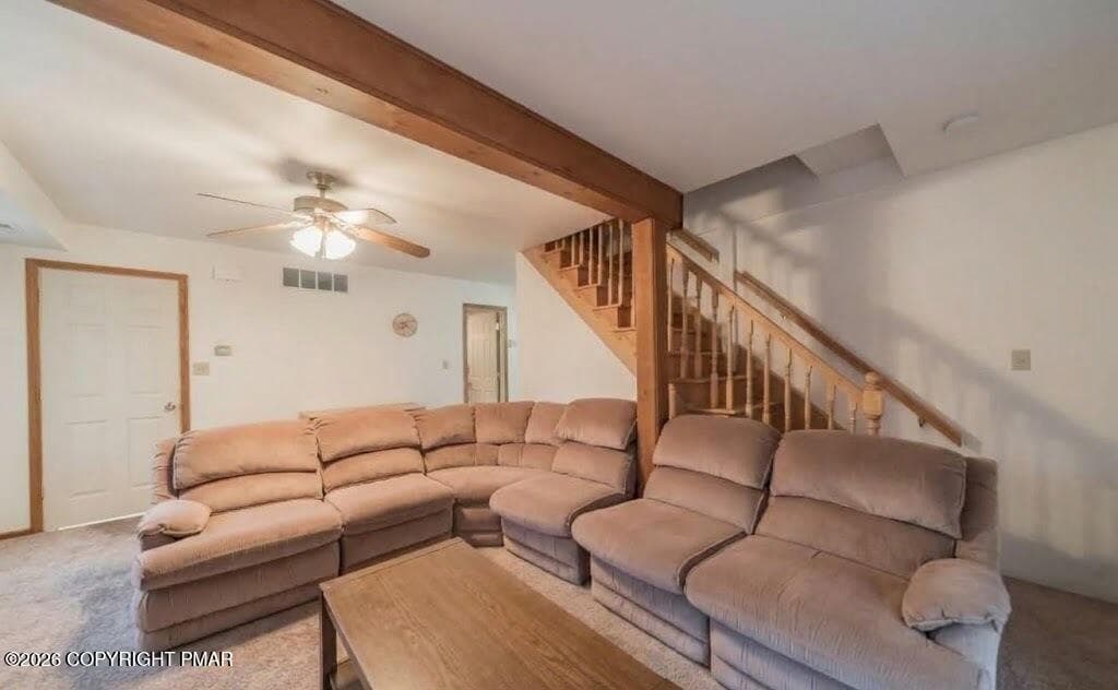 Main House Livingroom view 1 - 5502 Route 115, Blakeslee, PA 18610, Blakeslee