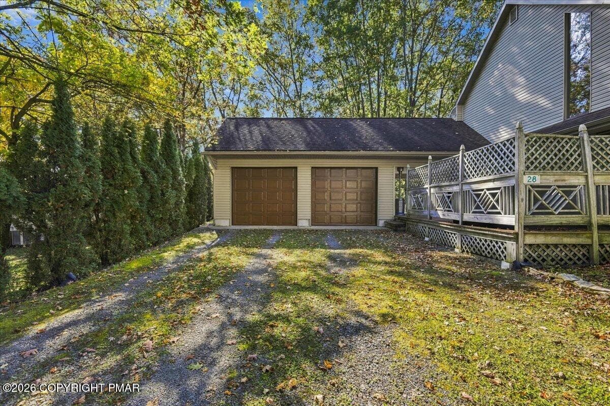 2 car garage - 28 Heath Lane, Mount Pocono, PA 18344, Mount Pocono