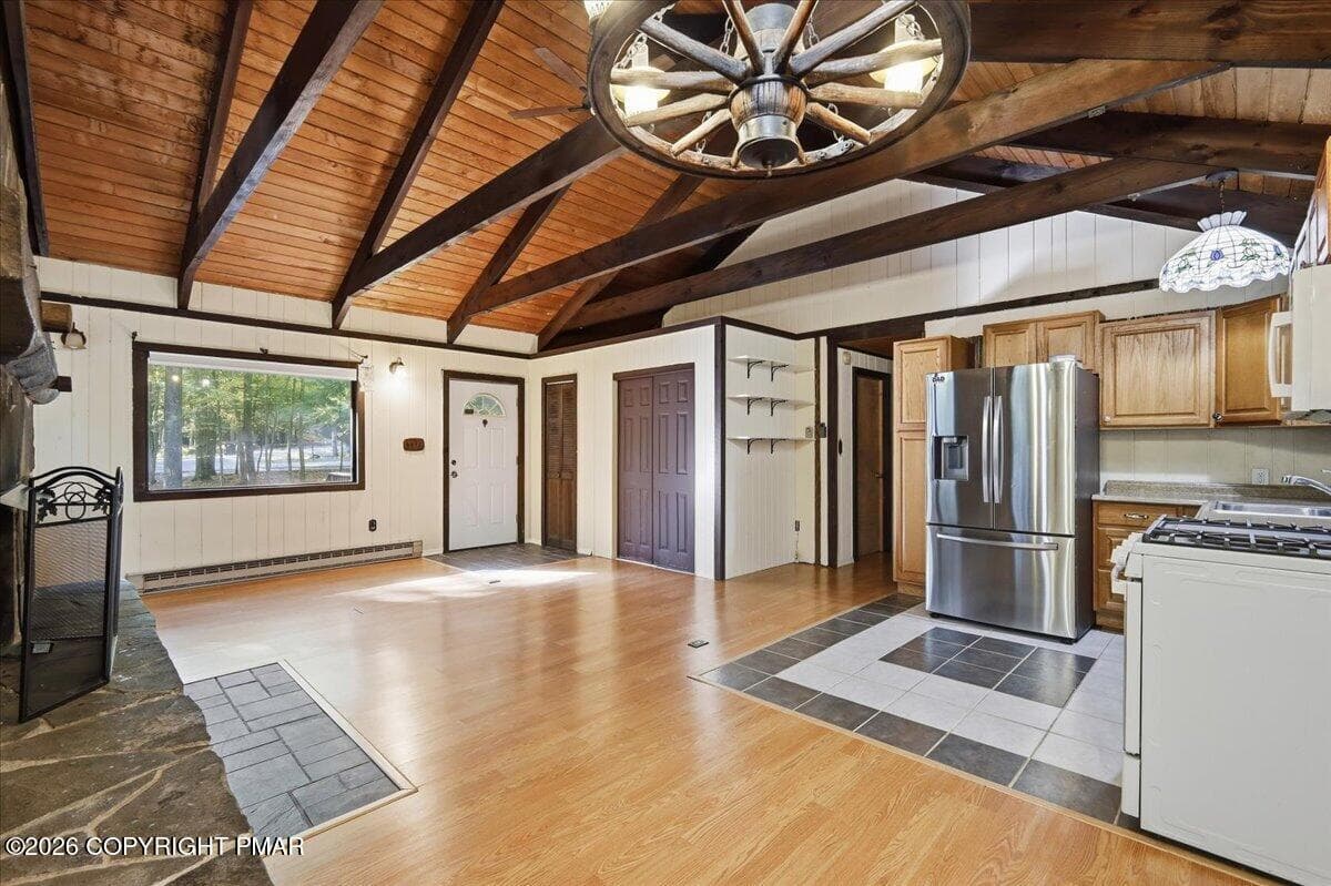 Living Room/ Kitchen - 111 Forest View Drive, Hawley, PA 18428, Hawley