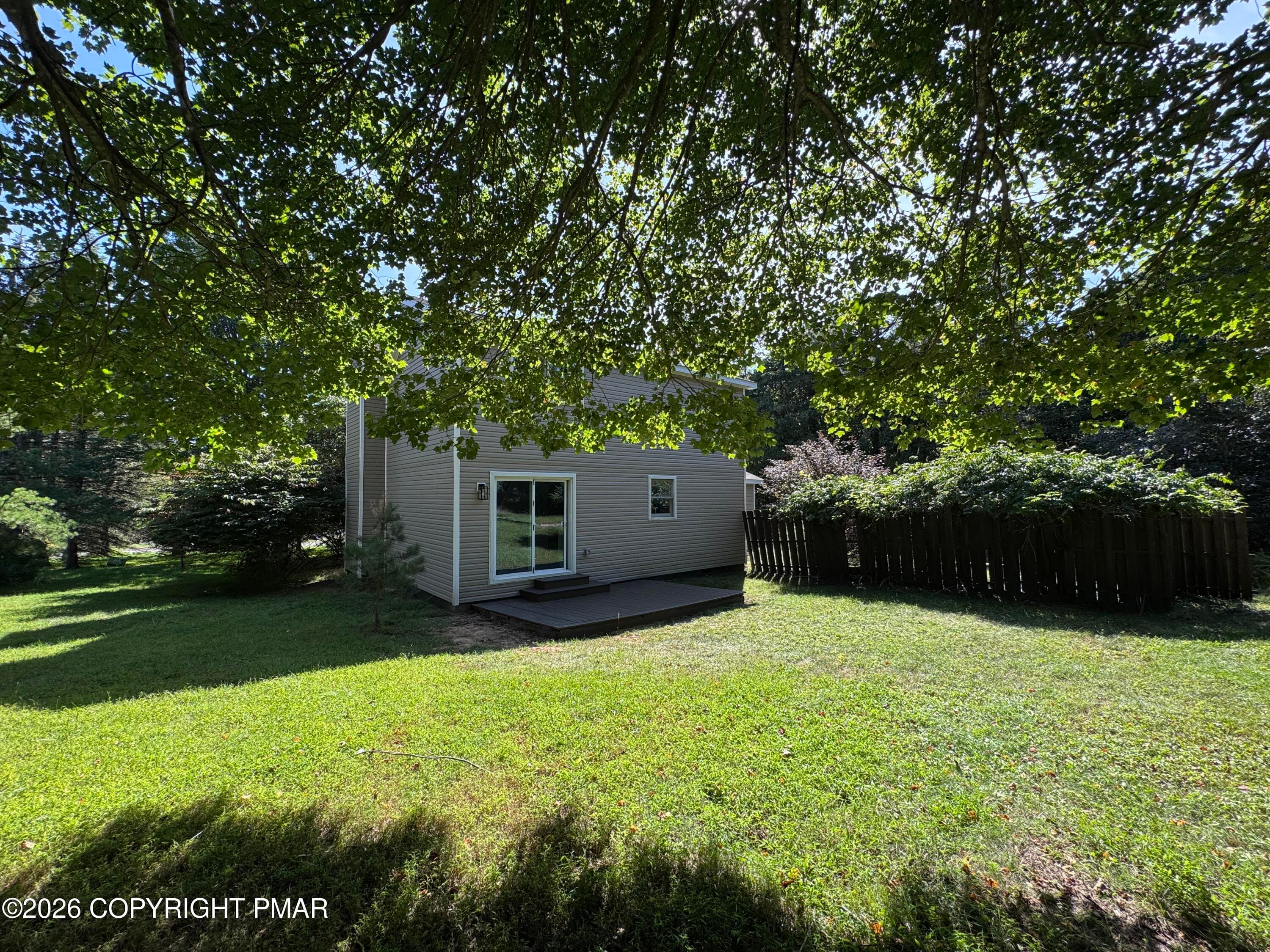 Back yard - 405 Skyline Drive, Blakeslee, PA 18610, Blakeslee