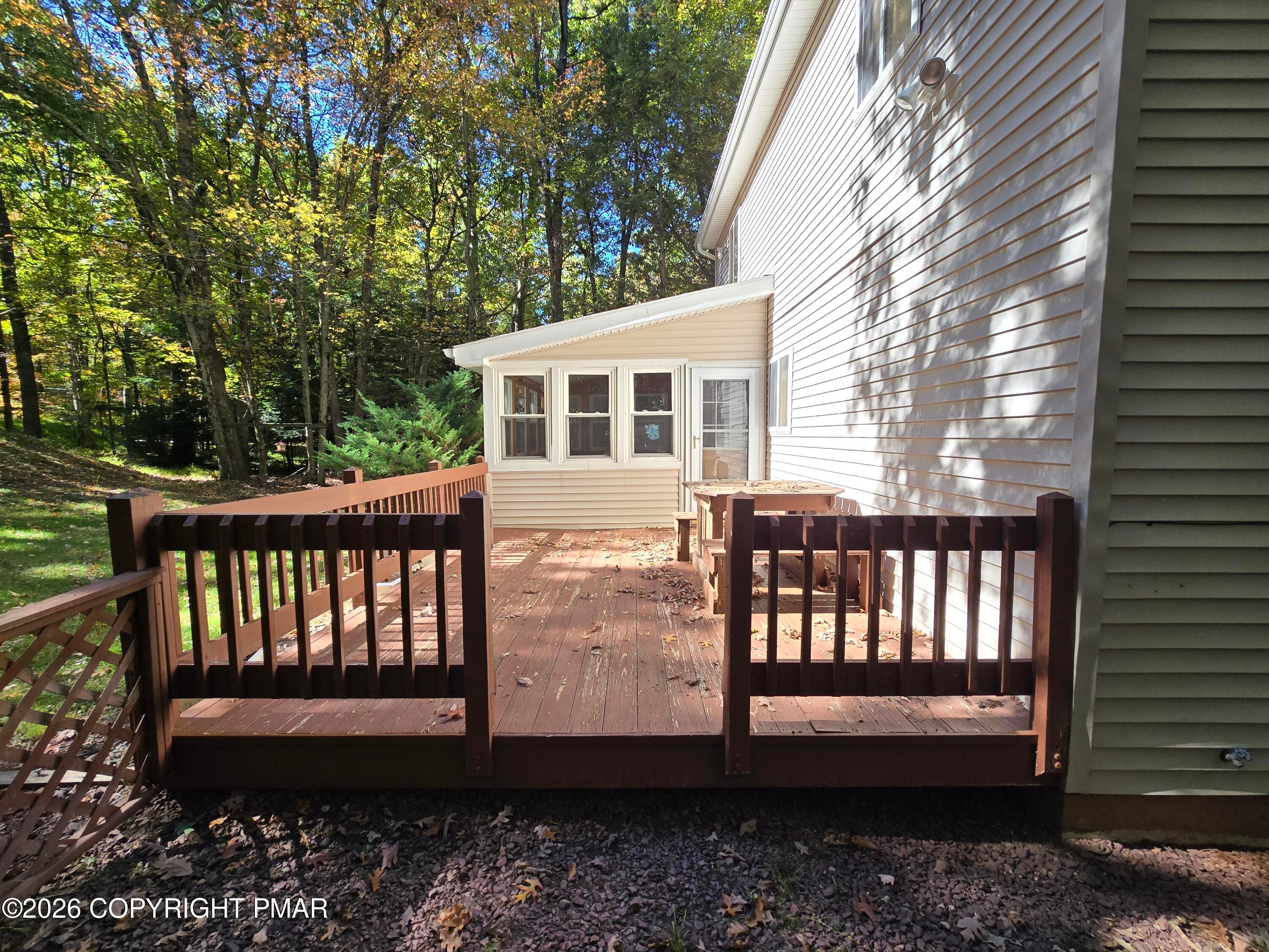 Rear Deck - 128 Kipling Lane, Albrightsville, PA 18210, Albrightsville