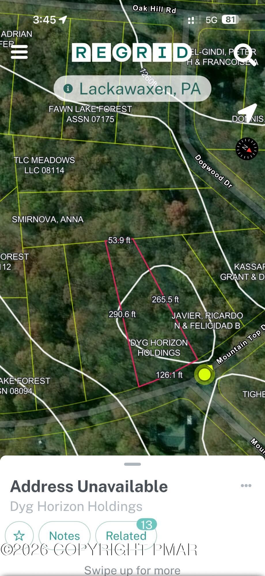 IMG_5607 - lot 91 sec 8, lot 91 sec 8, Lackawaxen, PA 18435, Lackawaxen