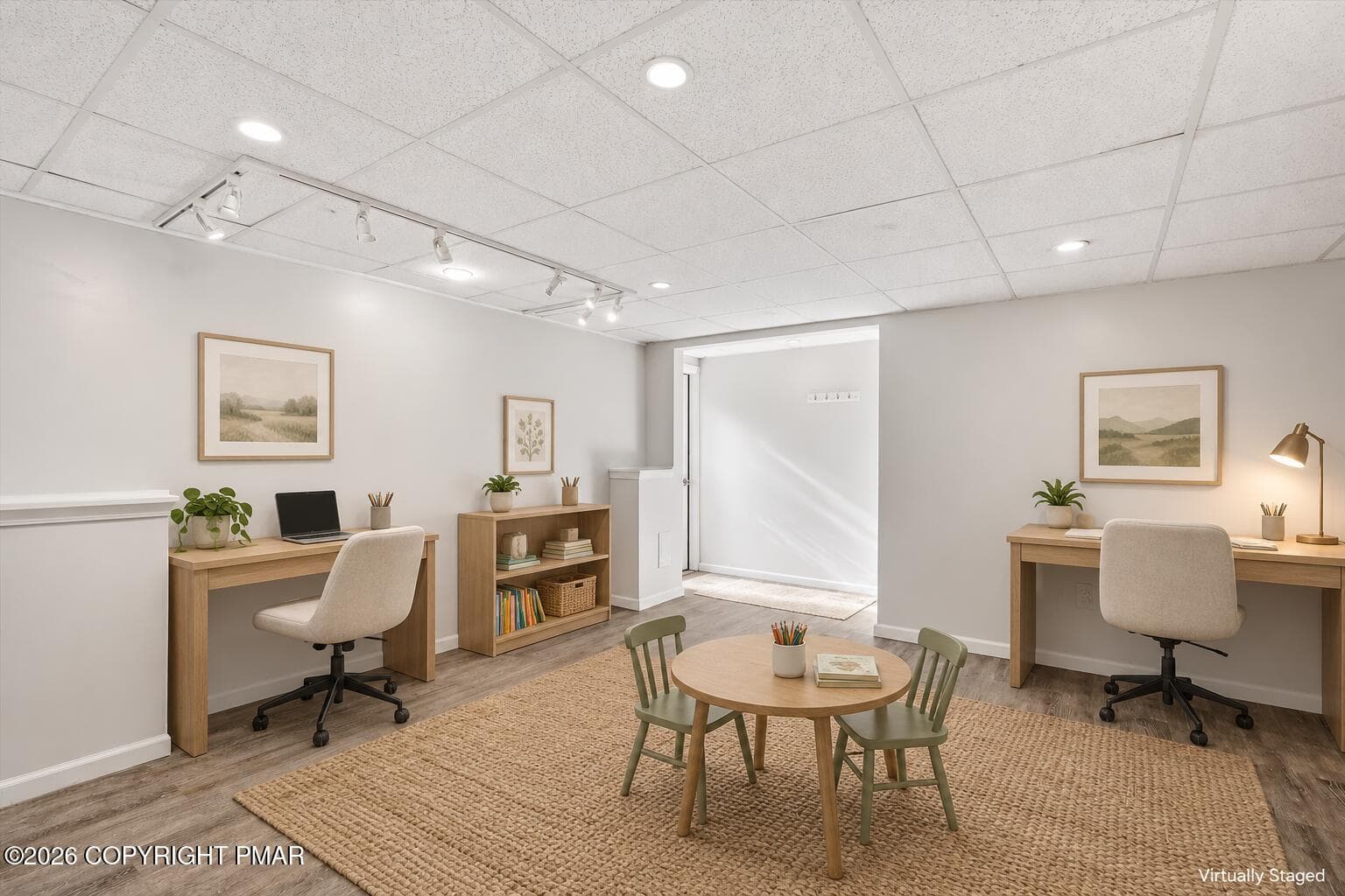 Warm, compact homeschool office staging - 105 Periwinkle Lane, Stroudsburg, PA 18360, Stroudsburg