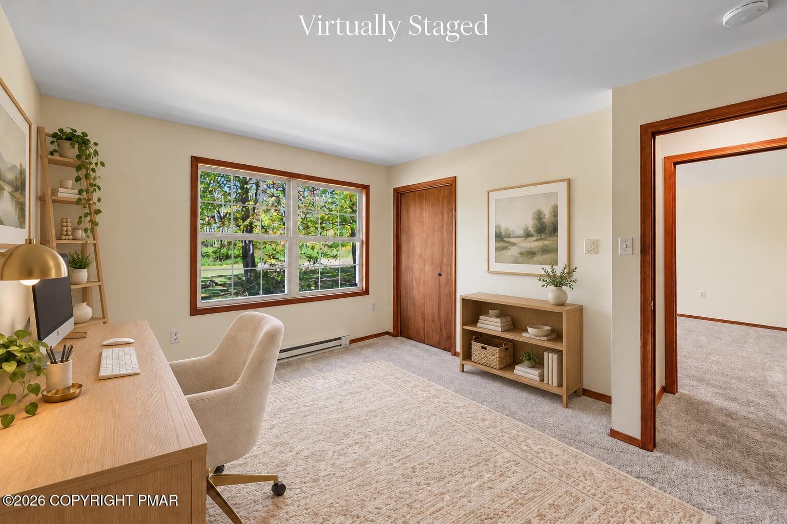 Bedroom 3 - Virtually Staged - 7193 Falstaff Drive, Tobyhanna, PA 18466, Tobyhanna