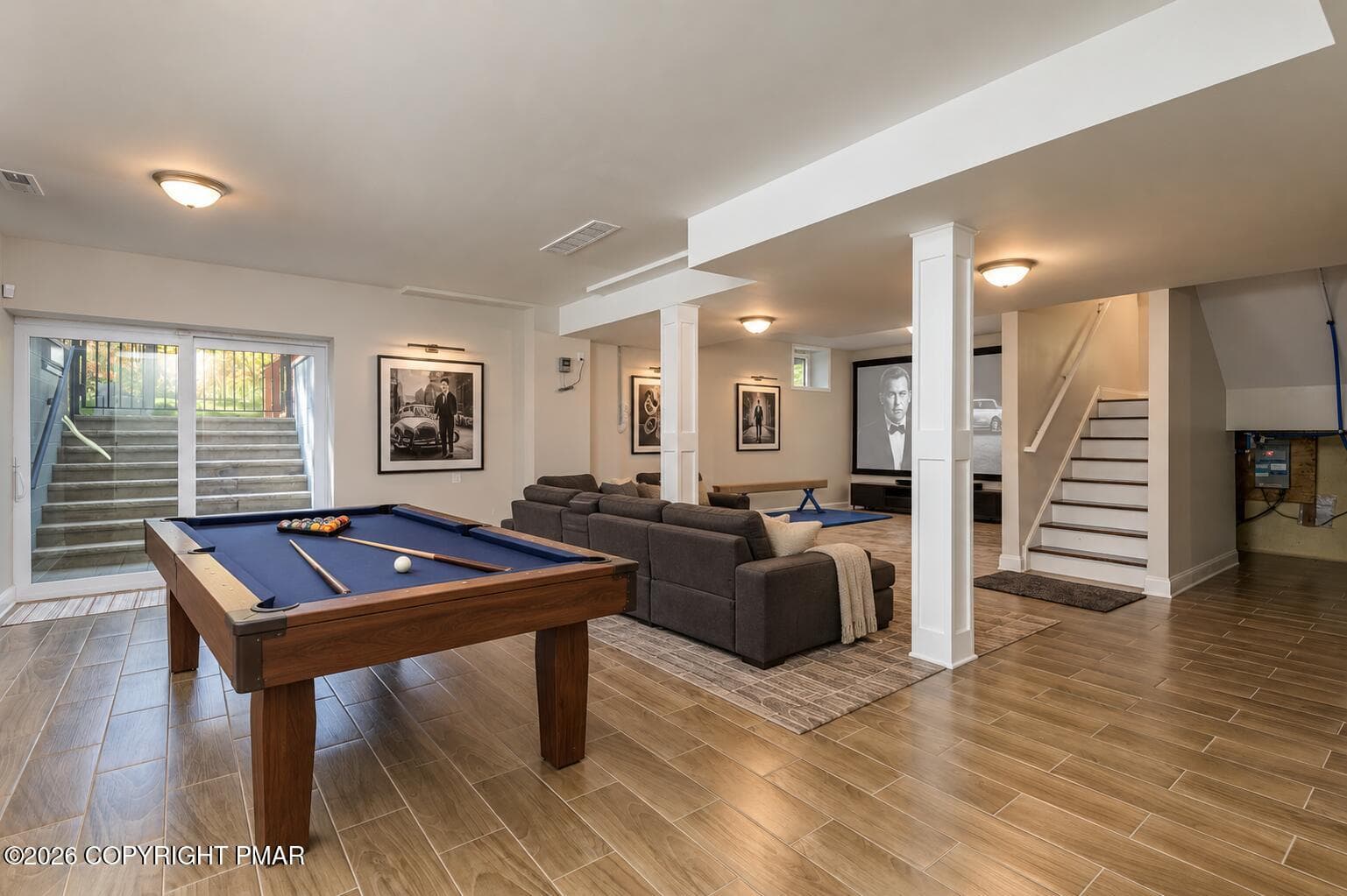 Luxury basement game and theater room-6 - 109 Forest Lake Drive, Jim Thorpe, PA 18229, Jim Thorpe